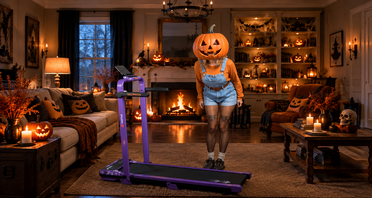 Was schenkst du jemandem zu Halloween, der ständig zu wenig Zeit für Sport hat? Ein Fitnessgeschenk, das wirklich genutzt wird