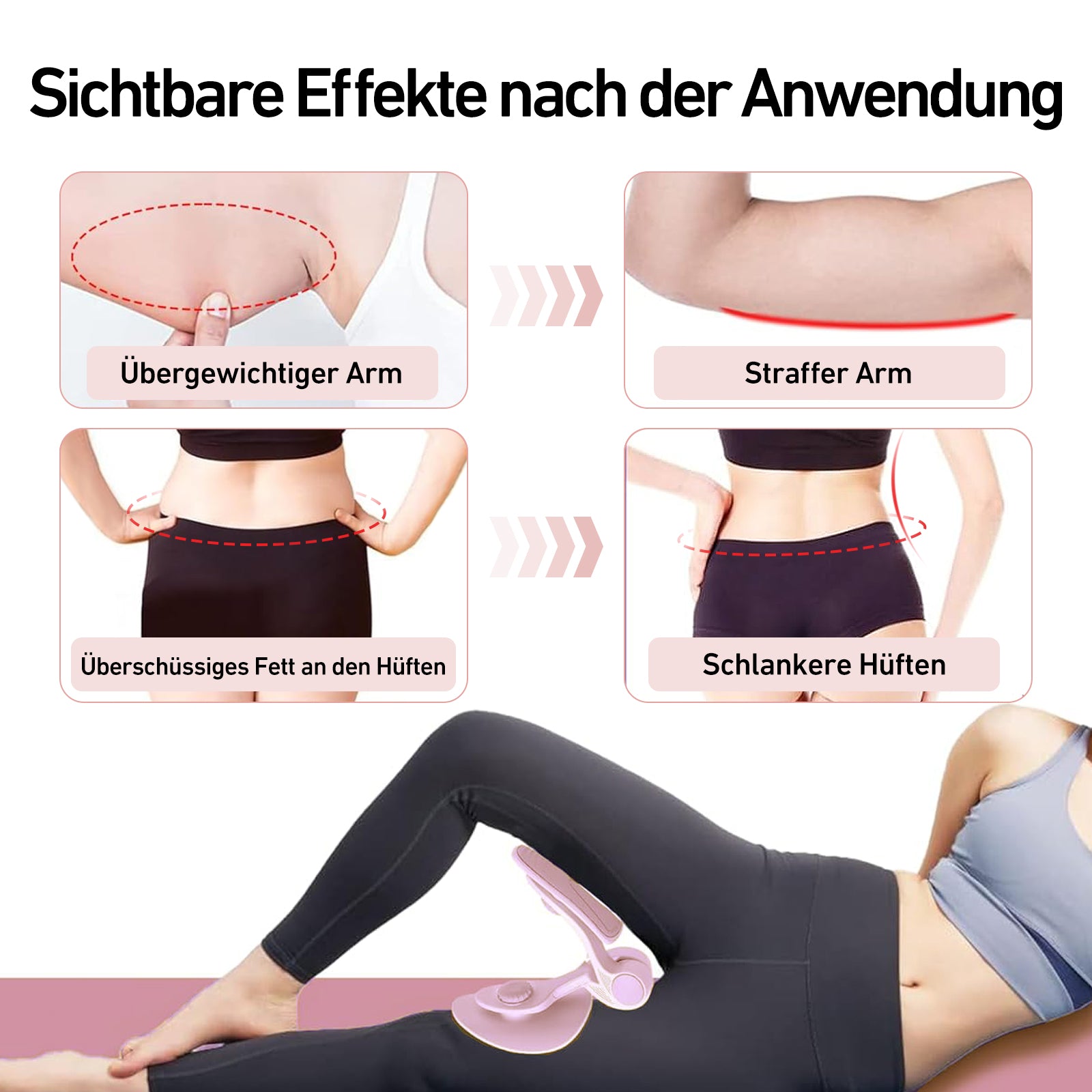 DeerRun® Entrenador de muslos, cadera y pelvis para mujeres que entrenan en casa