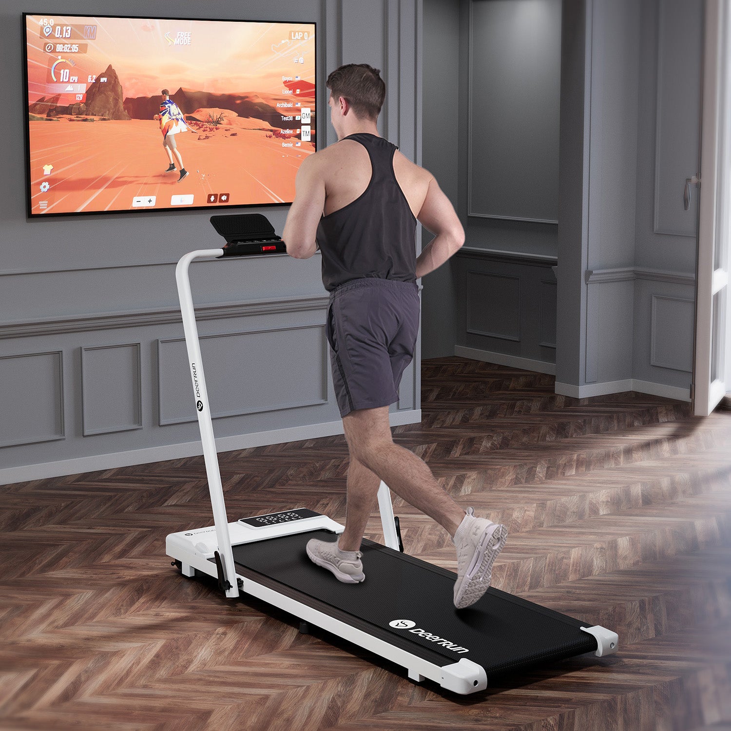 DeerRun A5 Pro Smartes 2 in 1 Laufband