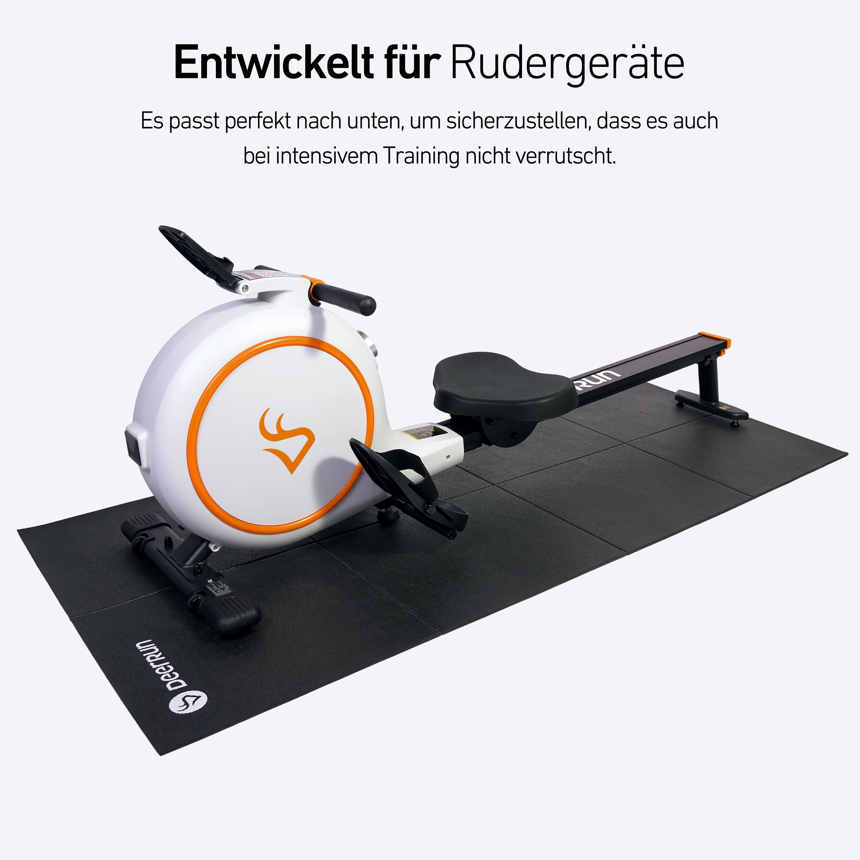 DeerRun® Rudergerätamatte, kompatibel mit RW600 Smart-Rudergerät