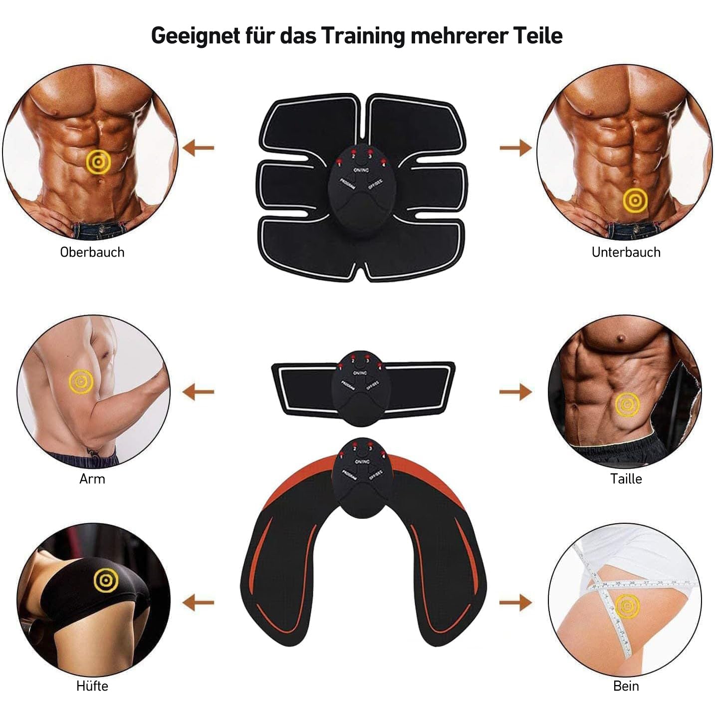 Bauchmuskel Tragbarer Toner - Trainer Trainingsgerät für Bauchmuskeln Home Office Übung