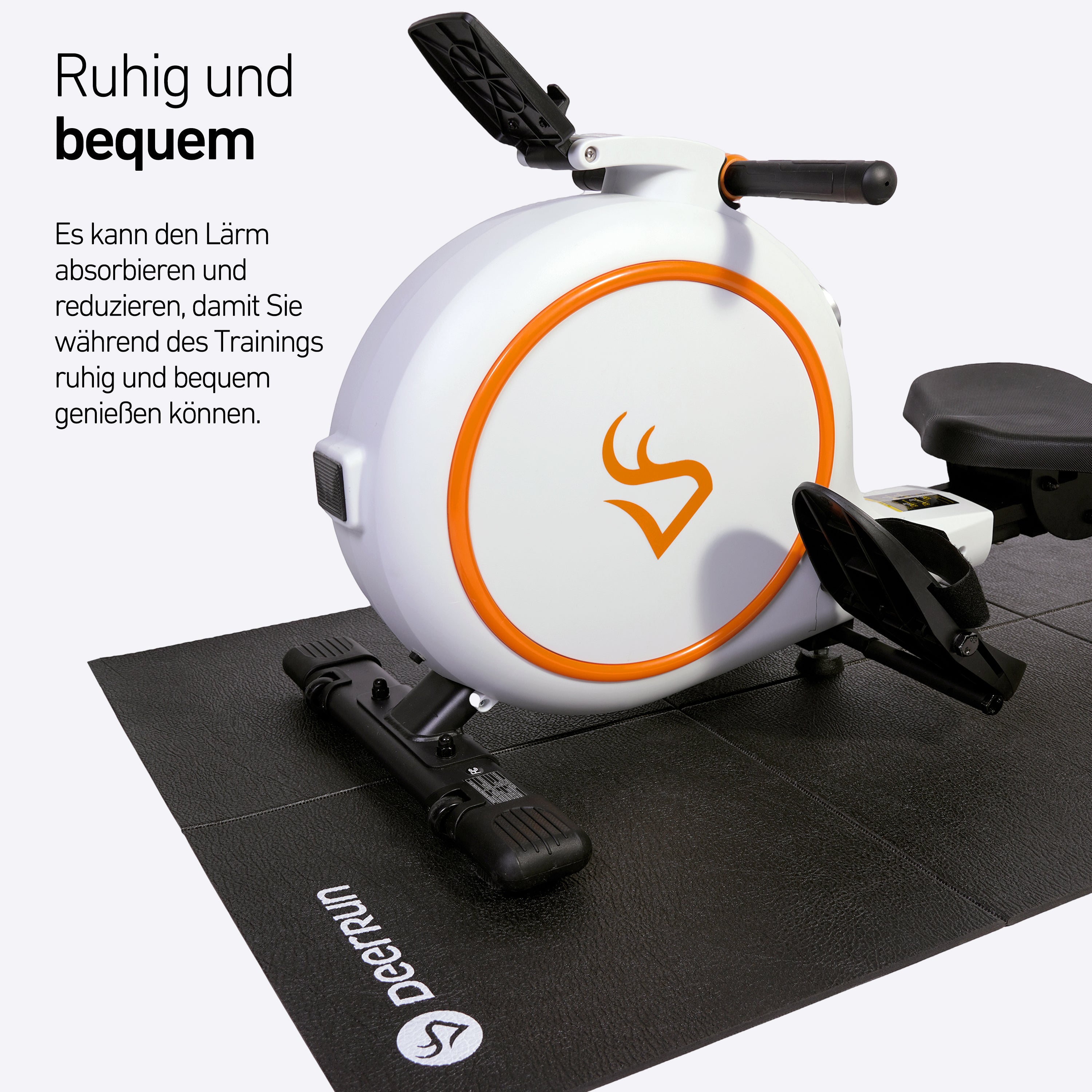 DeerRun® Rudergerätamatte, kompatibel mit RW600 Smart-Rudergerät