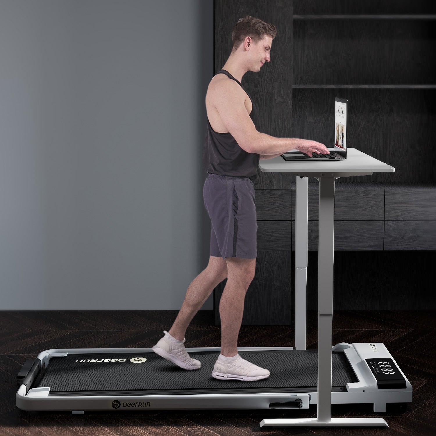 DeerRun A5 Pro Smartes 2 in 1 Laufband