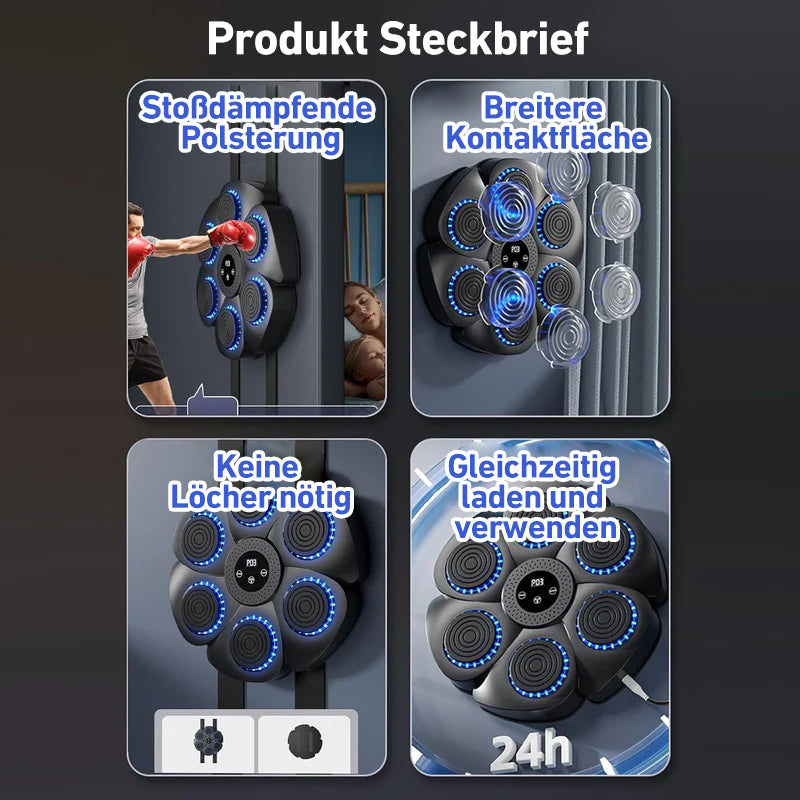 DeerRun® Smart Music Boxing Machine (Handschuhe und Ladekabel inklusive)