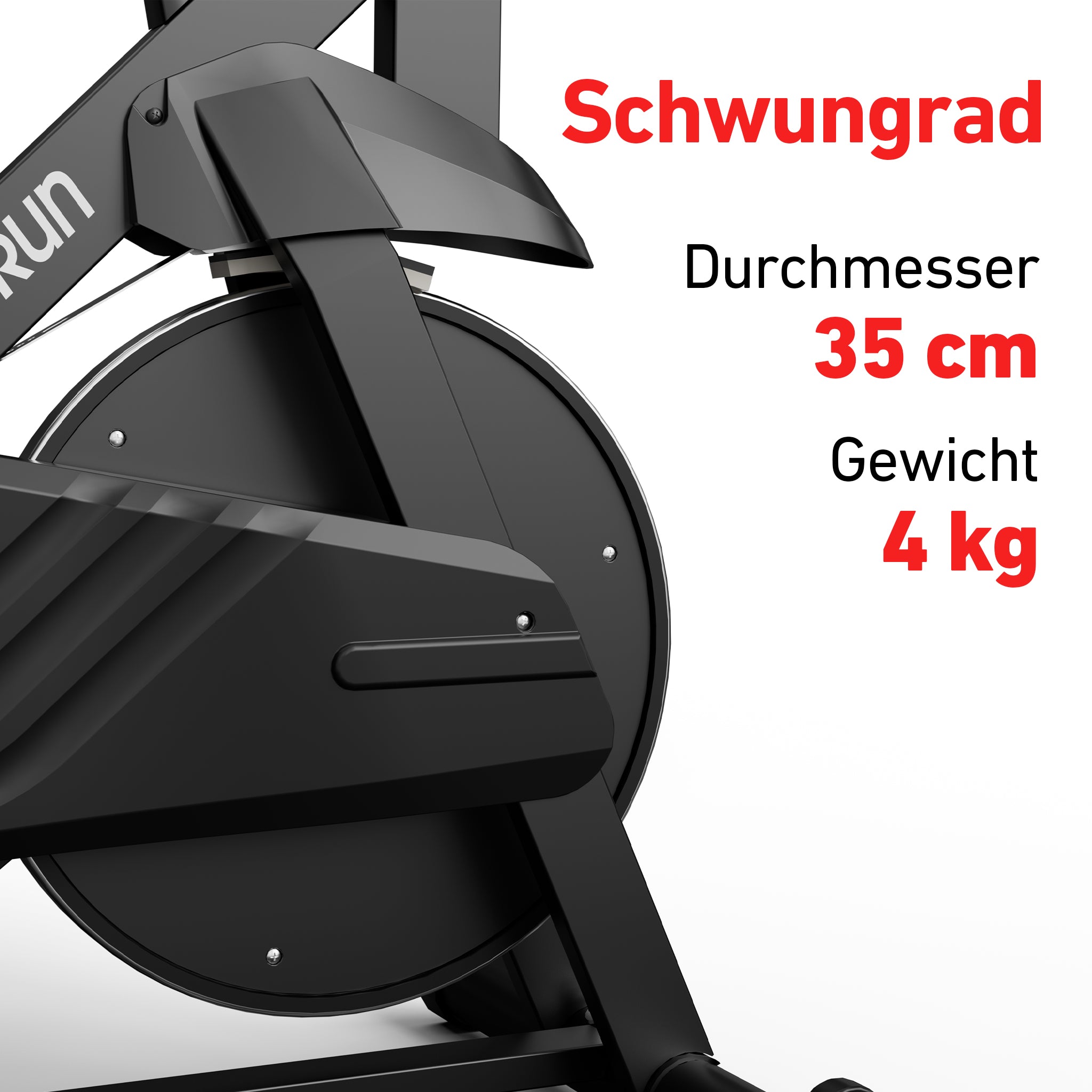 DeerRun S500 Schwarze Indoor-Smart-Bike mit einstellbarem magnetischem Widerstand und leisem Riemen und PitPat App