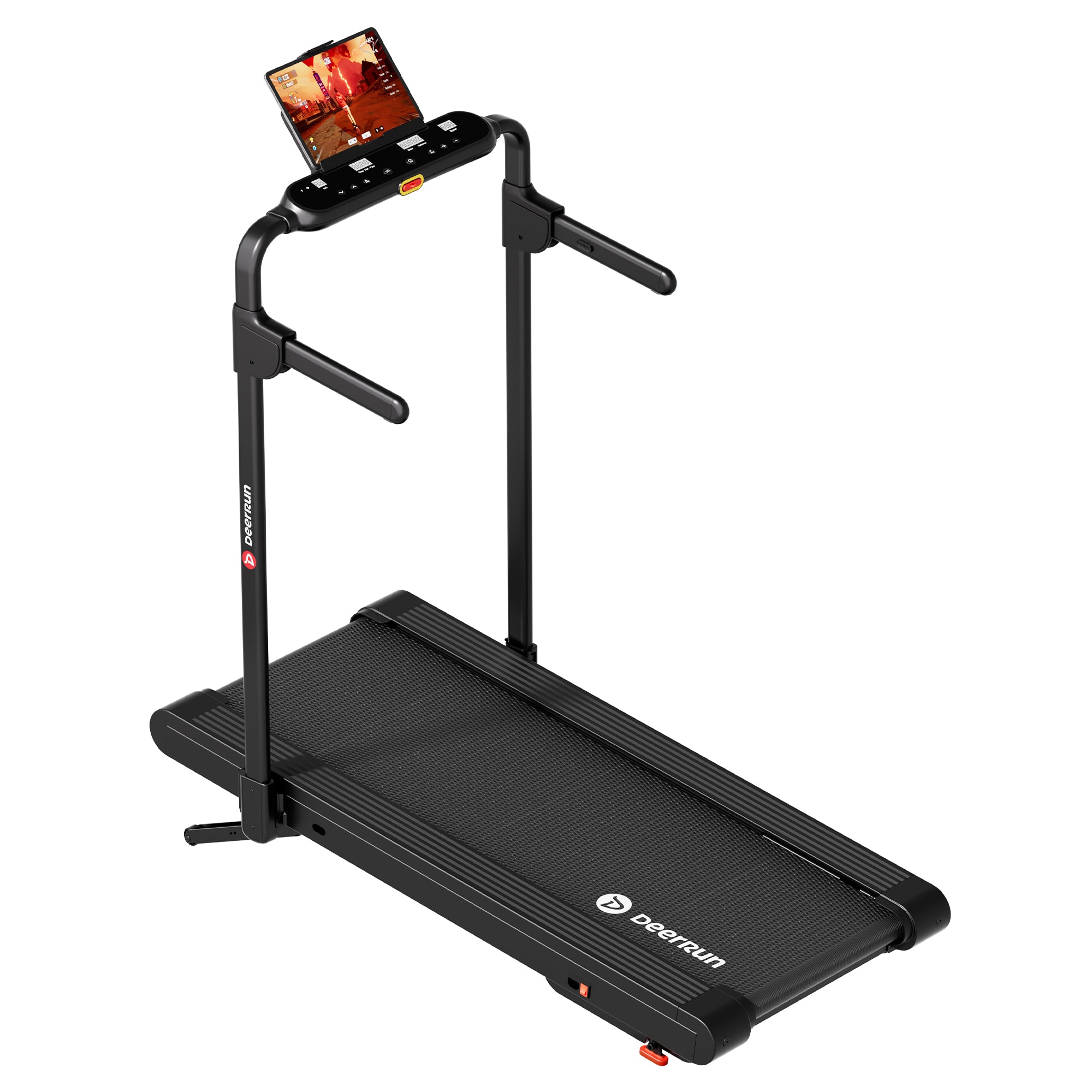 DeerRun Flex Rise 1 Klappbares Laufband zum Gehen und Laufen mit 15 % automatischer Steigung