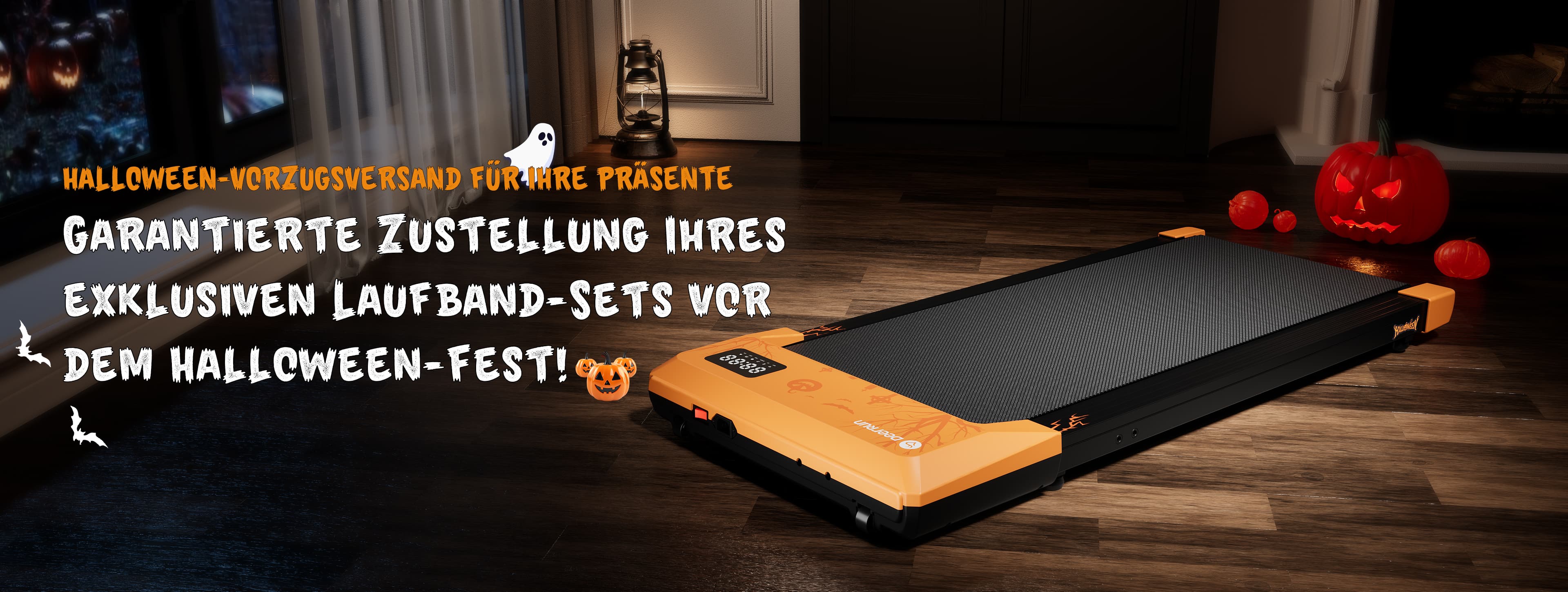 DeerRun Q1 Plus Smartes Walking Pad-Halloween Sondermodell Details