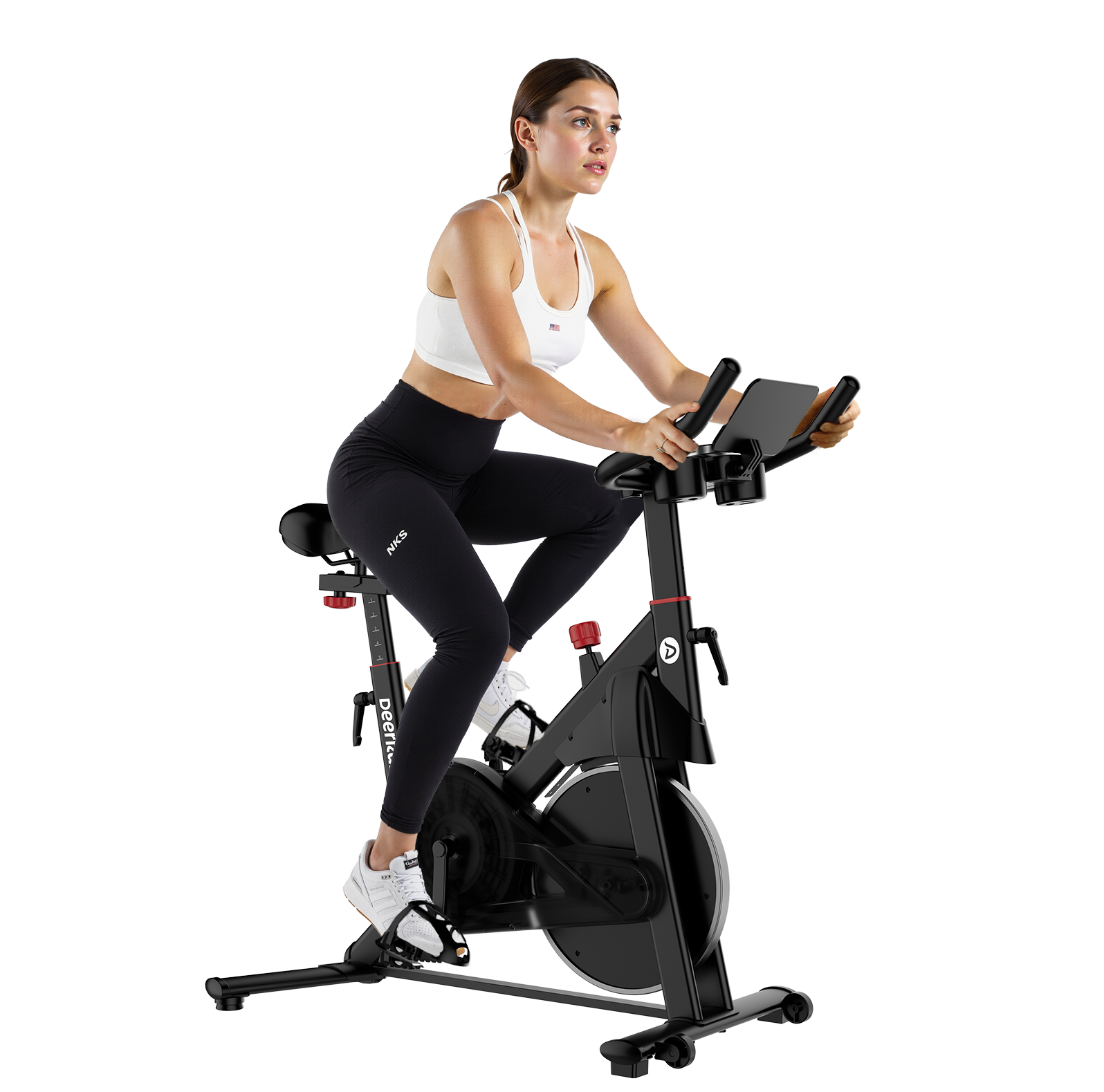 DeerRun S500 Pro Heimtrainer Fahrrad mit 32 Magnetischer Widerstand, LED-Bildschirm
