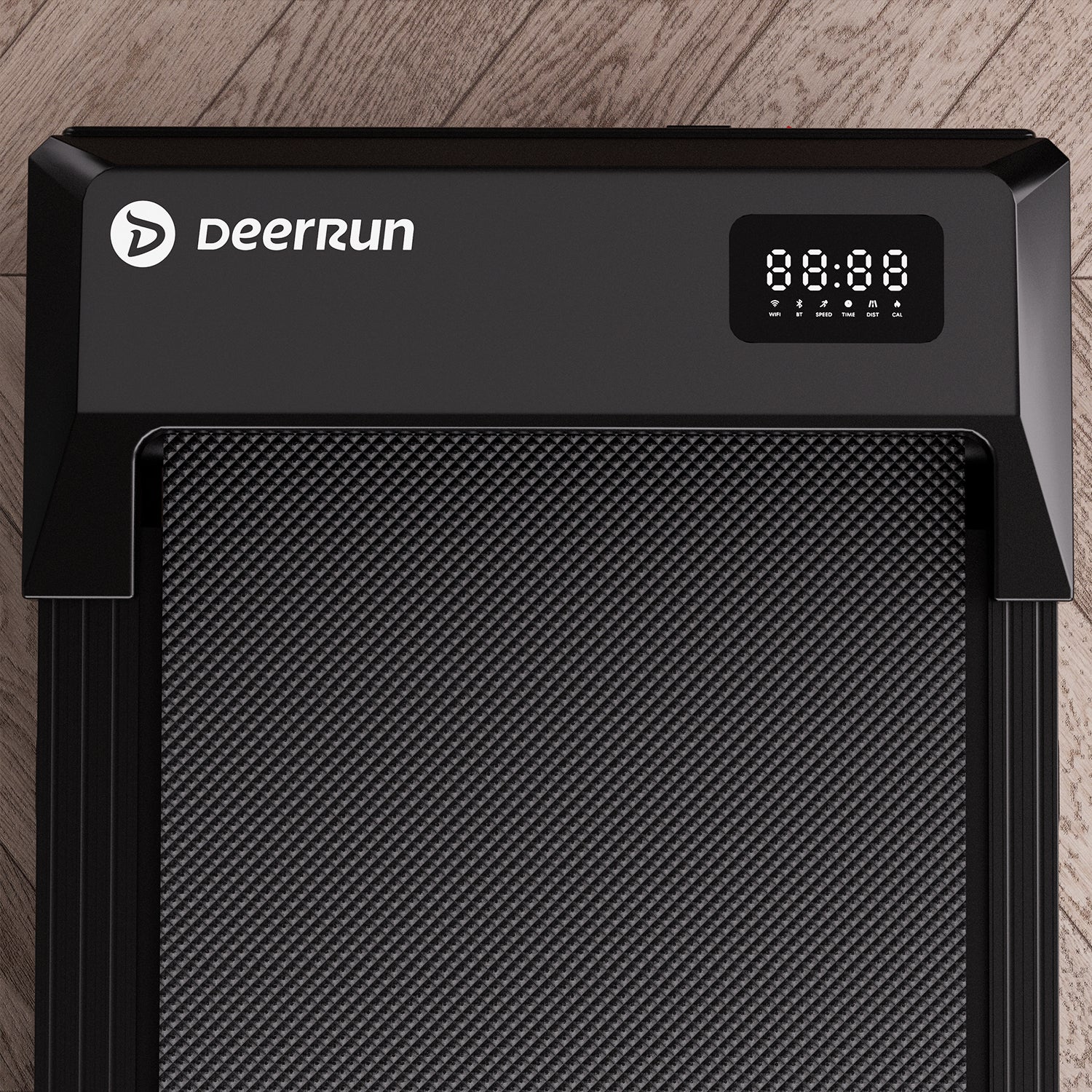 DeerRun Q2 Urban Plus Walking Pad mit 7% Steigung & platzsparendes, 1-6 km/h