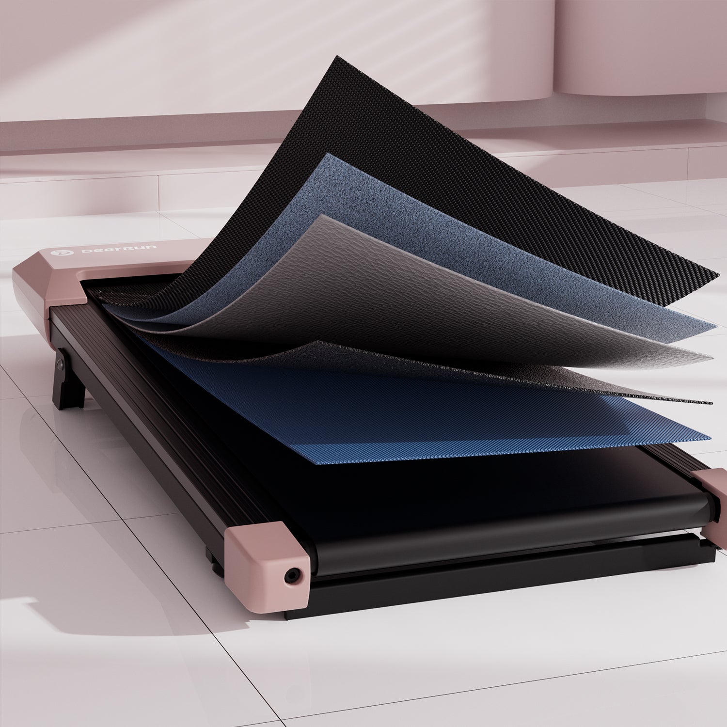 DeerRun Q2 Urban Walking Pad mit Steigung & Fernbedienung - 1- 6 km/h