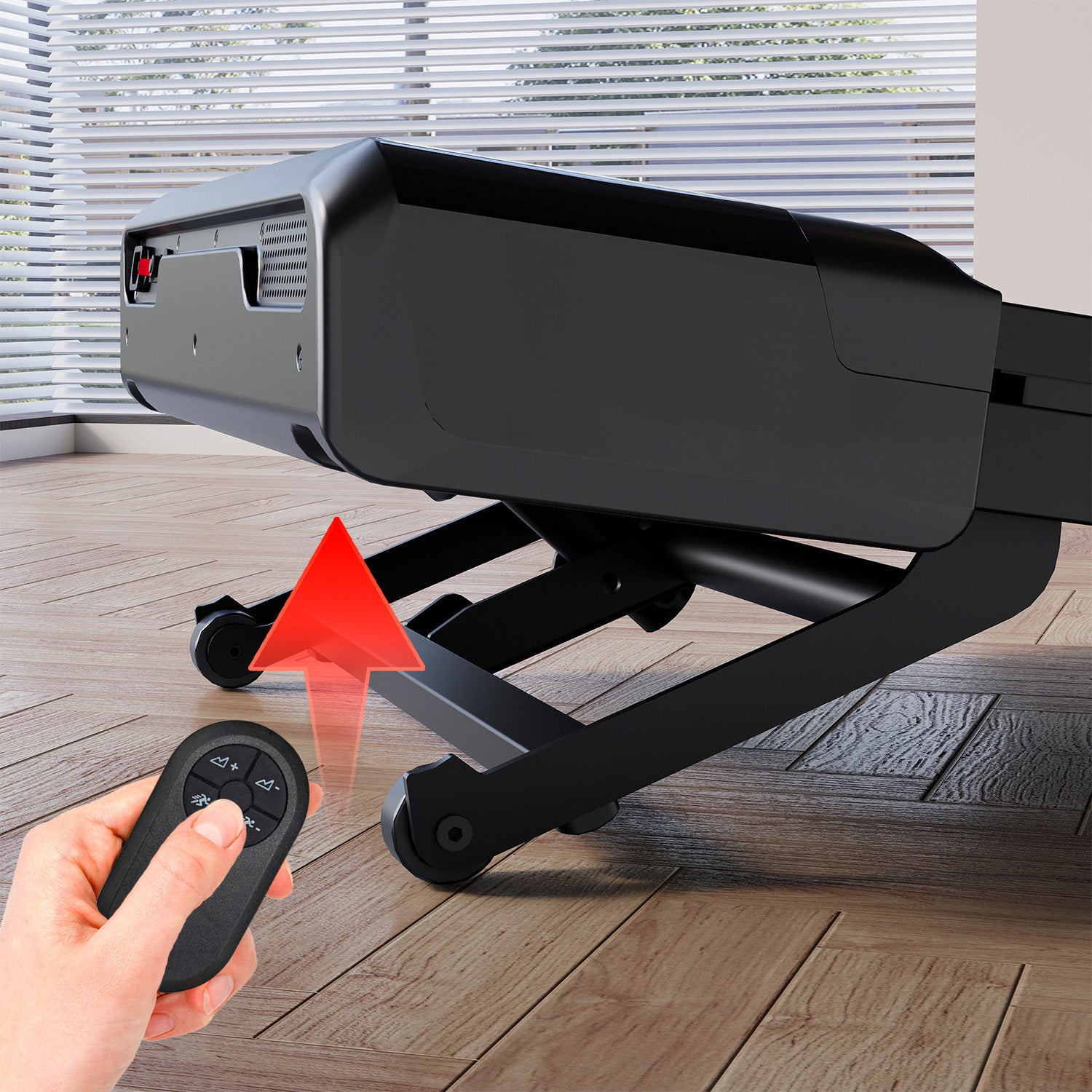 DeerRun Z10 Smart-Walk-Laufband mit 12% automatische Neigung und Fernbedienung