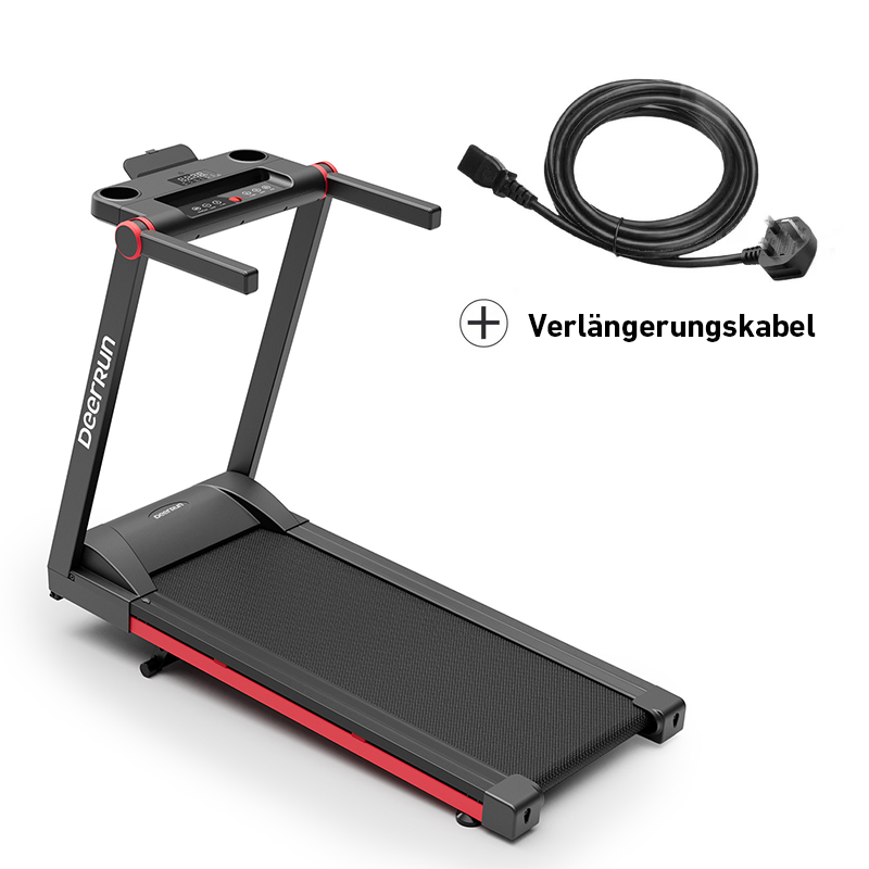 DeerRun A1 Pro Smart-Laufband – 158 kg Tragfähigkeit mit 6% Steigung und Fernbedienung