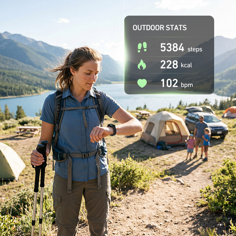 DeerRun® Fitness-Smartwatch: Mit der PitPat-App synchronisieren & Workouts aufzeichnen
