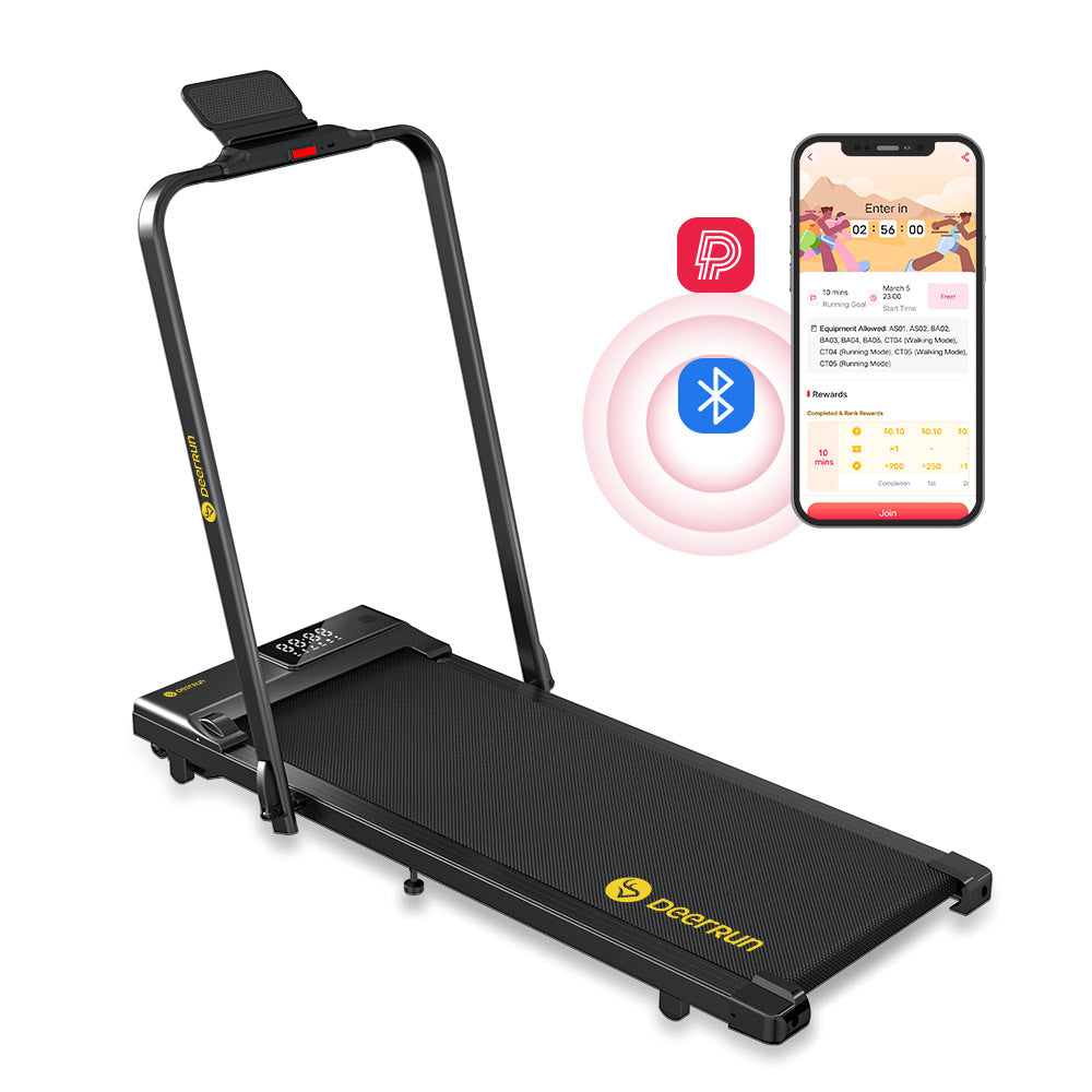 DeerRun A5 Smart 2 in 1 Folding Treadmill with Built-in Speakers