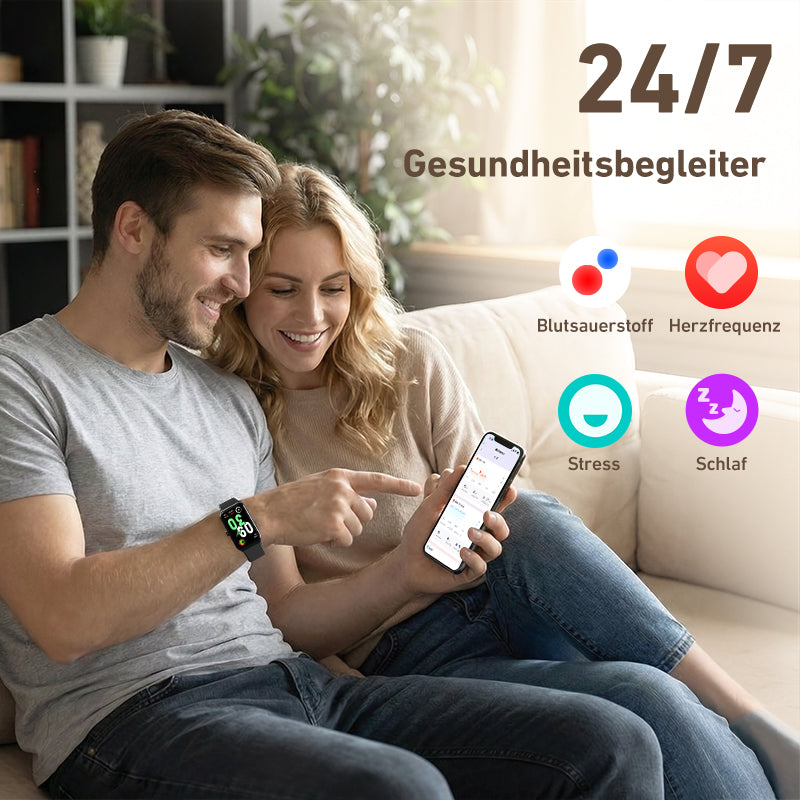 DeerRun® Fitness-Smartwatch: Mit der PitPat-App synchronisieren & Workouts aufzeichnen