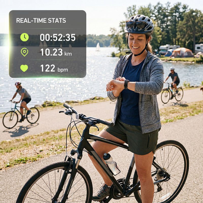 DeerRun® Fitness-Smartwatch: Mit der PitPat-App synchronisieren & Workouts aufzeichnen