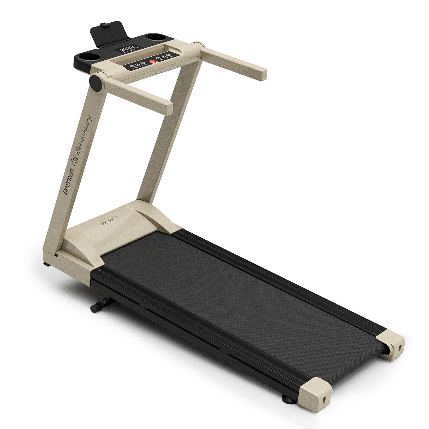 DeerRun A1 Pro Move+ – Faltbares Laufband mit 6 % Steigung | 2025 Upgrade-Chip & NFC-Unterstützung | 158 kg Tragkraft, bis zu 16 km/h
