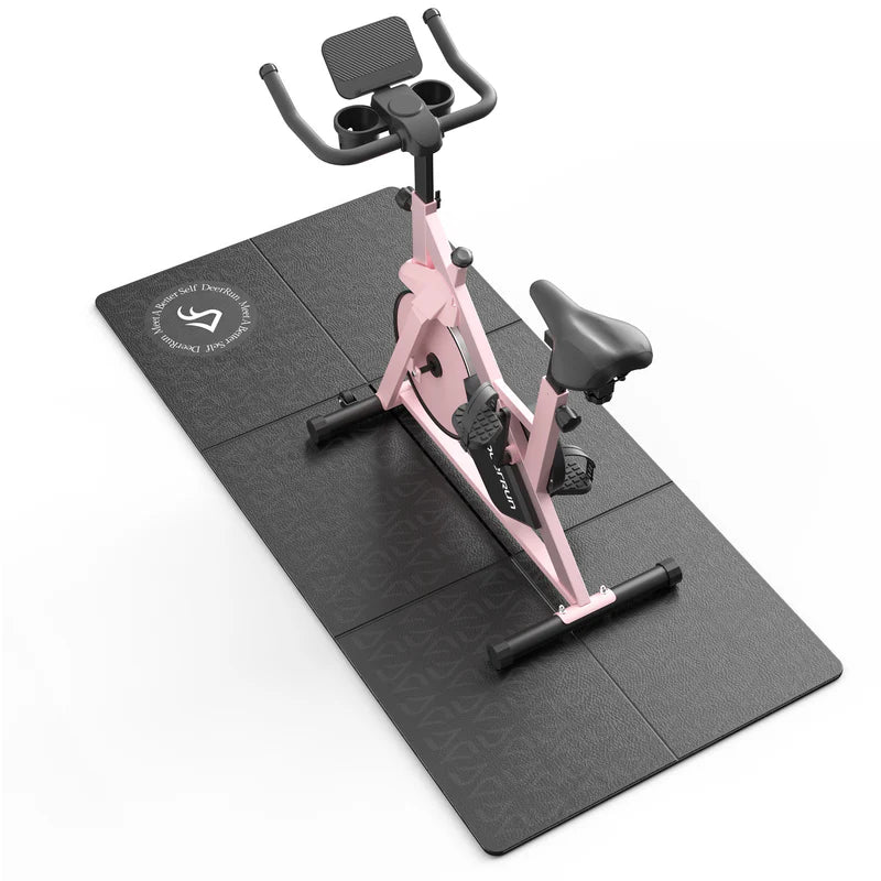 DeerRun S500 Rose Indoor-Smart-Bike mit einstellbarem magnetischem Widerstand und leisem Riemen und PitPat App