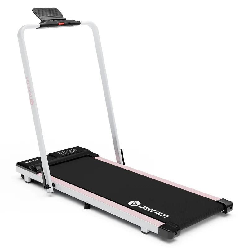 DeerRun A5 Pro Energie-2025 Smartes 2-in-1 Laufband | Upgrade-Chip & NFC-Unterstützung mit 136 kg Tragfähigkeit und Fernbedienung