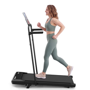 DeerRun Q2 Urban Walking Pad mit Handlauf und 7 % Steigung