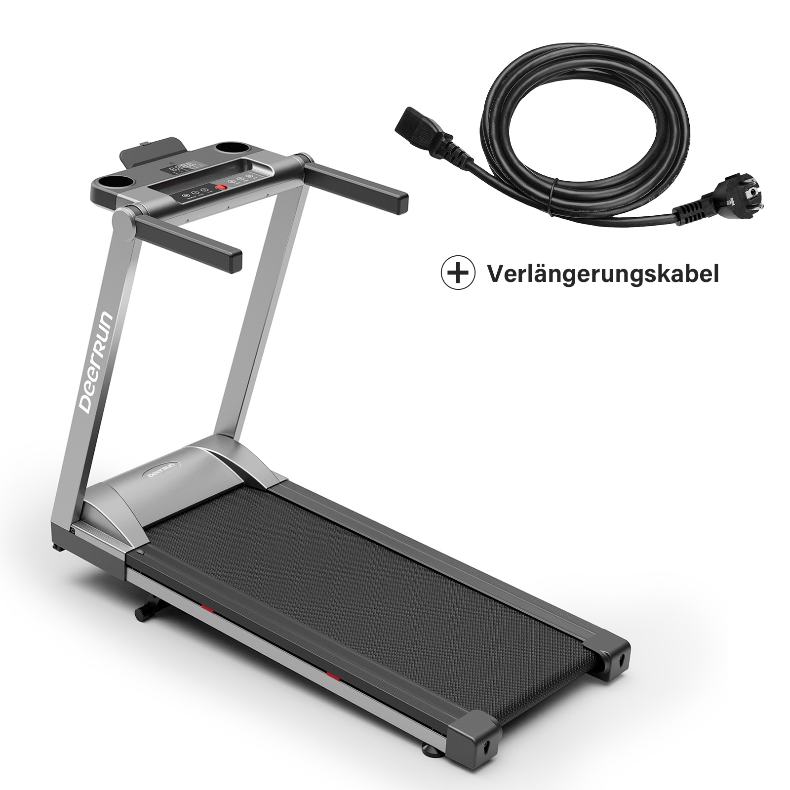 DeerRun A1 Pro Move+ – Faltbares Laufband mit 6 % Steigung | 2025 Upgrade-Chip & NFC-Unterstützung | 158 kg Tragkraft, bis zu 16 km/h
