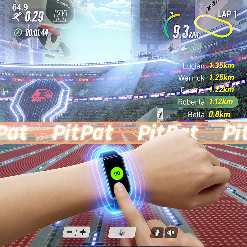 DeerRun® Fitness-Smartwatch: Mit der PitPat-App synchronisieren & Workouts aufzeichnen