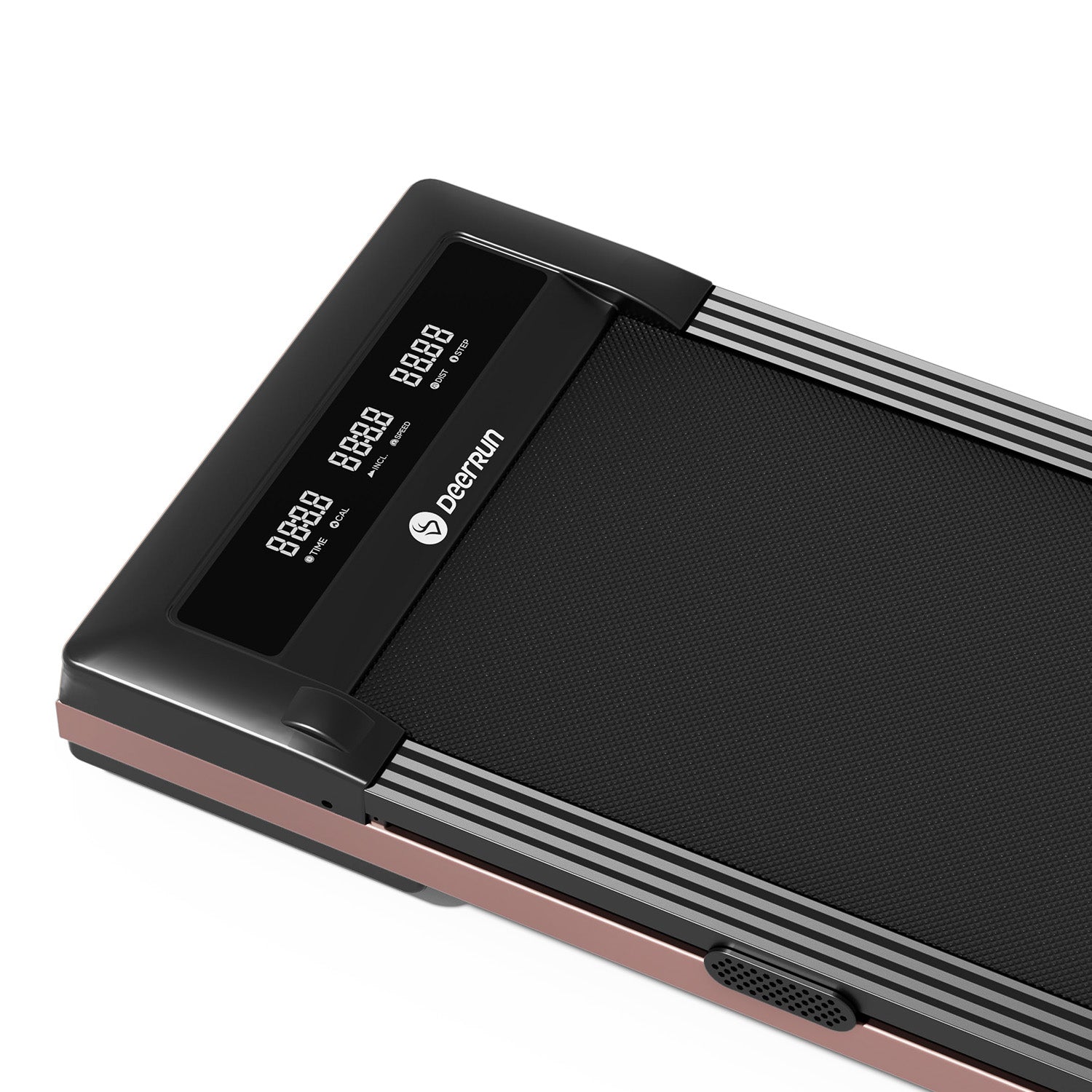 DeerRun Z10 Smart Incline Laufband #Farbe_Schwarz mit Roségold