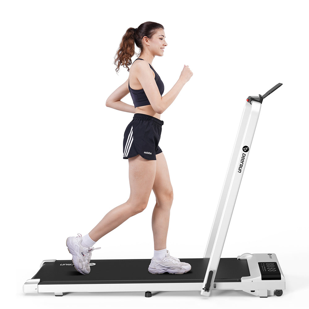 DeerRun® A5 Pro Smart 2 in 1 Folding Treadmill with handrails