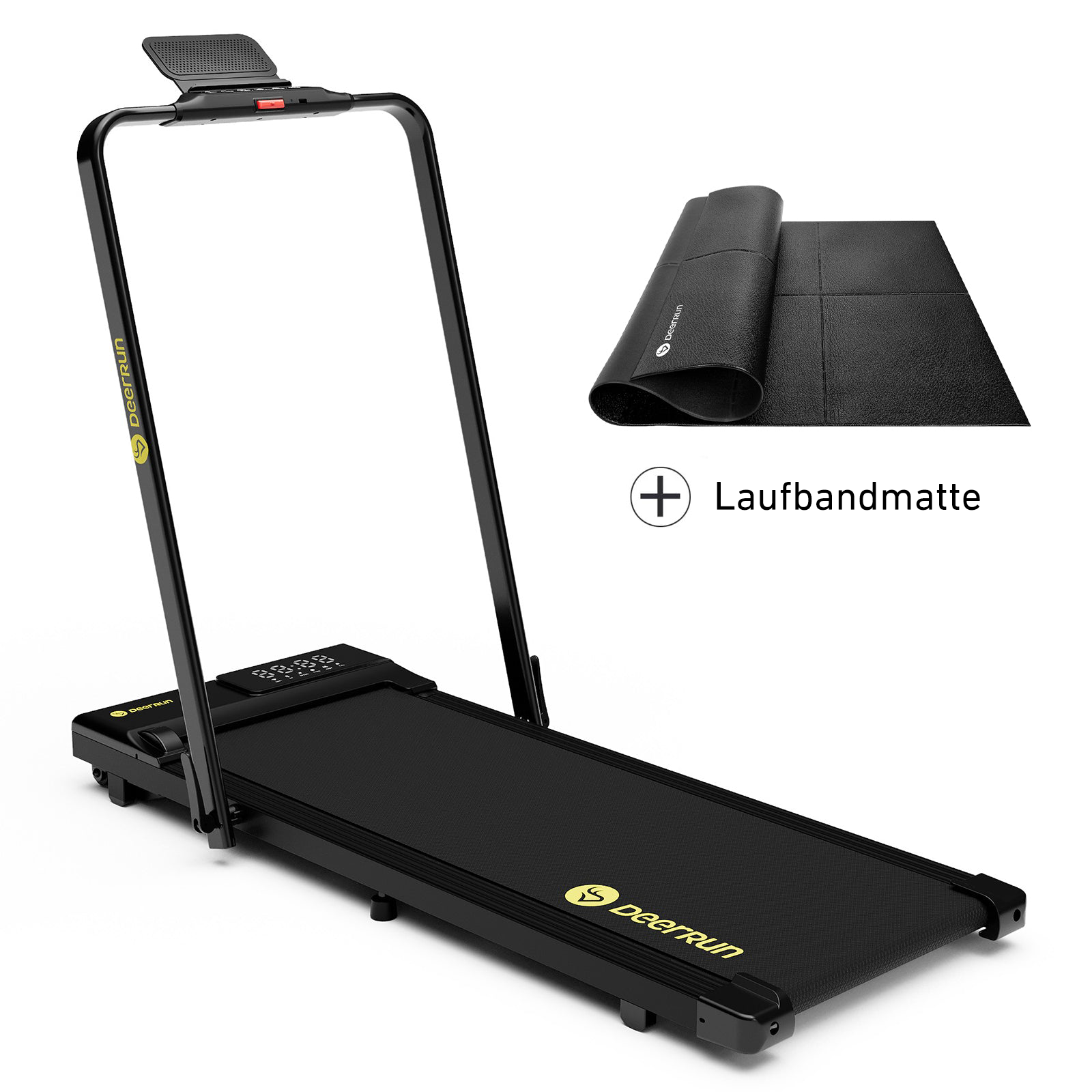 DeerRun A5 Pro Smartes 2-in-1 Laufband mit Laufbandmatte