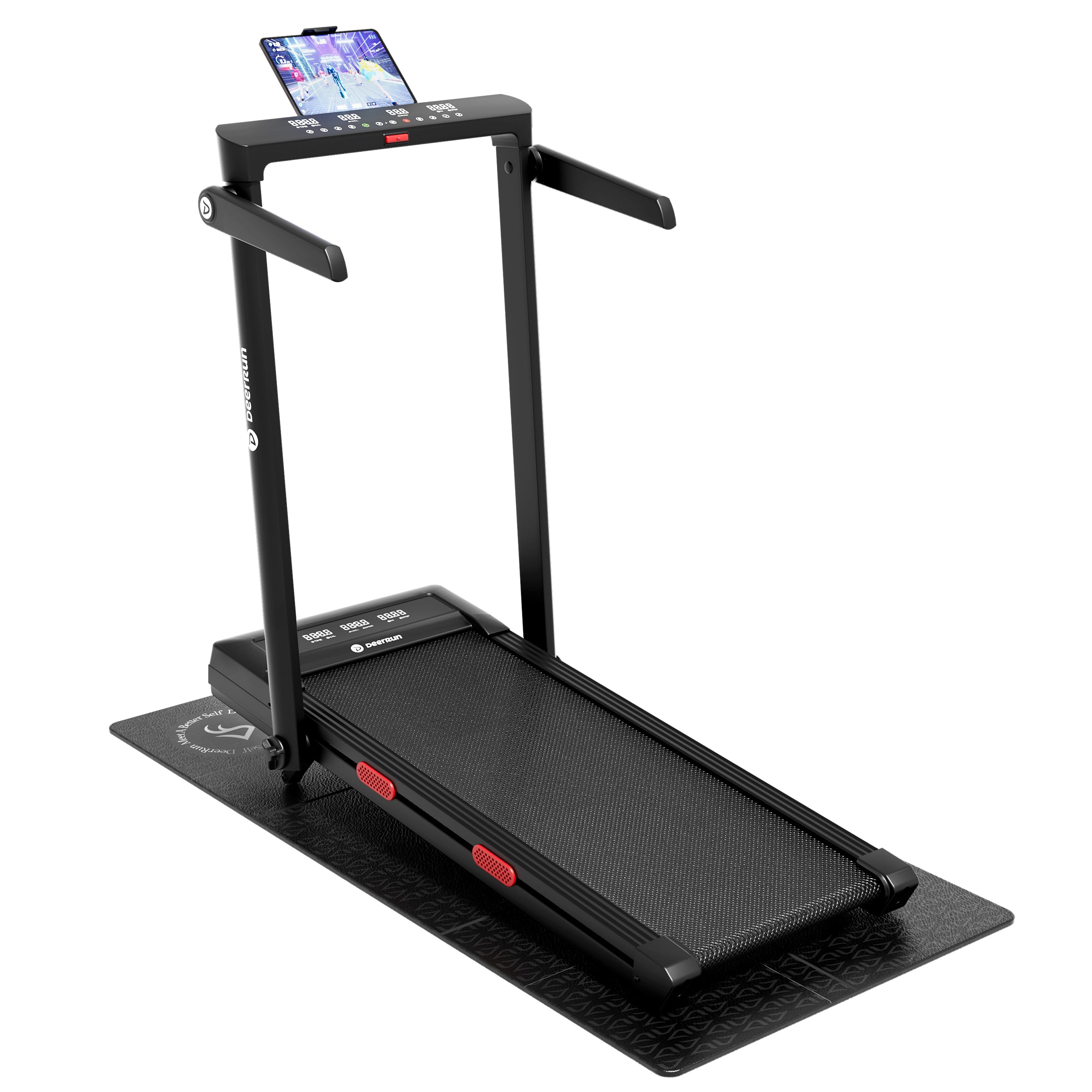 DeerRun Z10 Pro Muse 2-in-1 Klappbares Laufband mit 12% Auto-Steigung