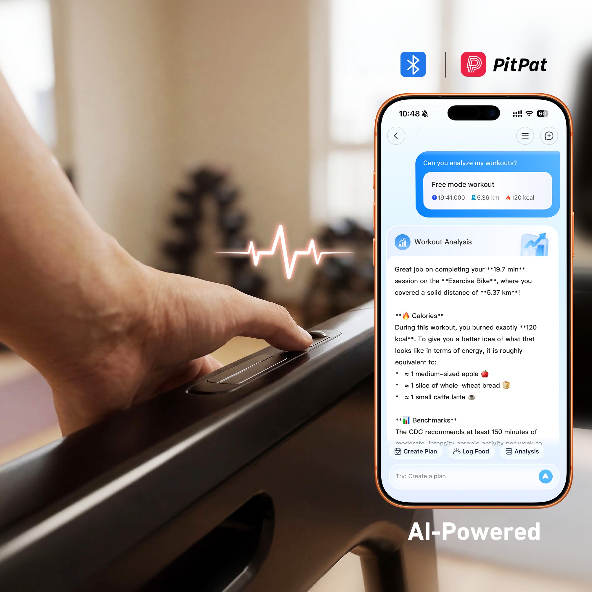 DeerRun X50 18% Auto Steigung Smartes Laufband, großem Display und KI-Coach | 20 km/h, 181kg Tragkraft