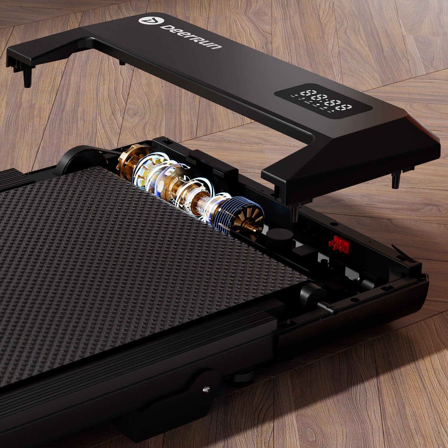 DeerRun Q2 Urban Walking Pad mit Steigung & Fernbedienung #Farbe_Schwarz