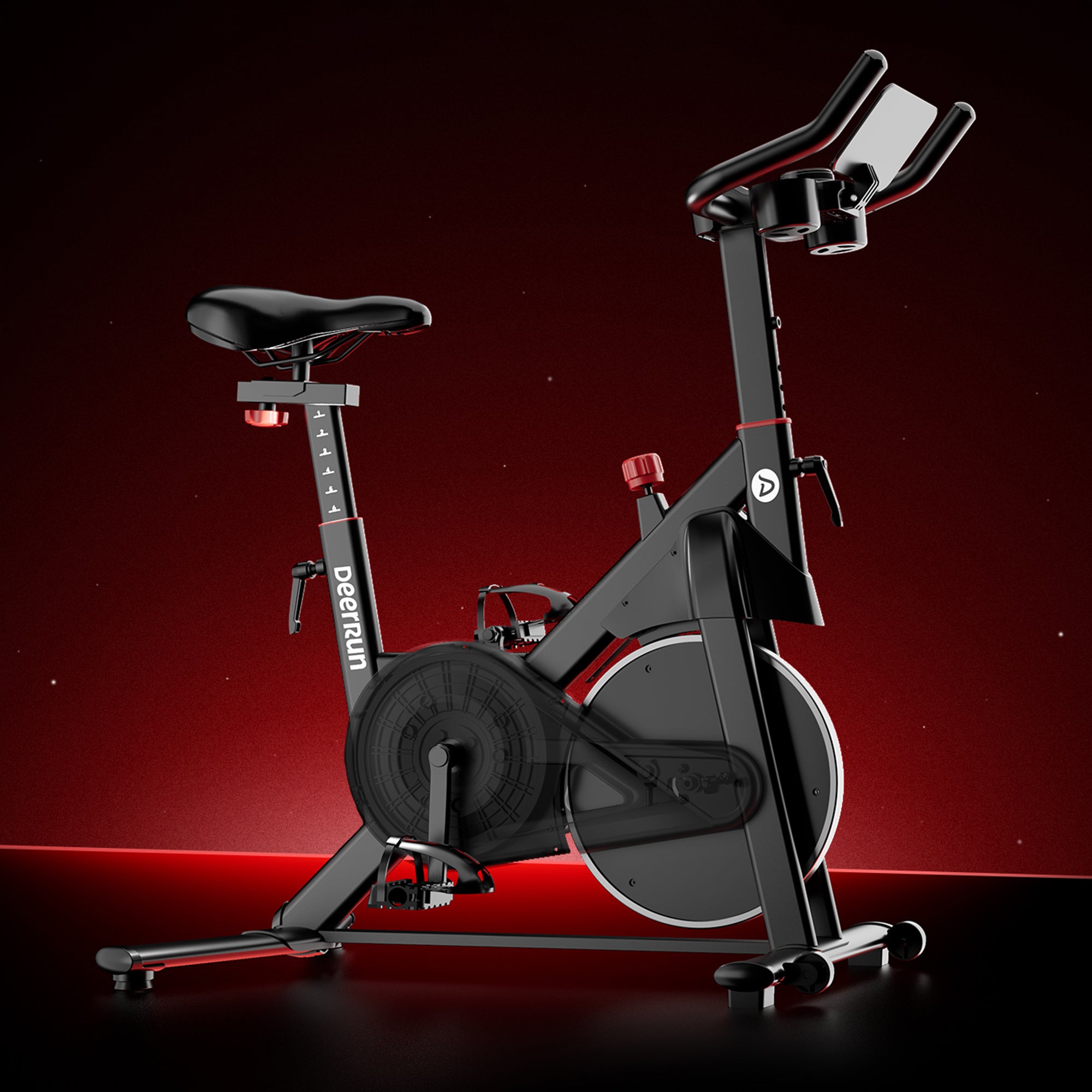DeerRun S500 Pro Heimtrainer Fahrrad mit 32 Magnetischer Widerstand, LED-Bildschirm