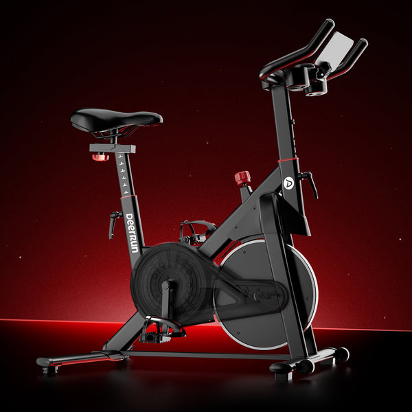 DeerRun S500 Pro Heimtrainer Fahrrad mit 32 magnetischen Widerstandsstufen & LED-Display