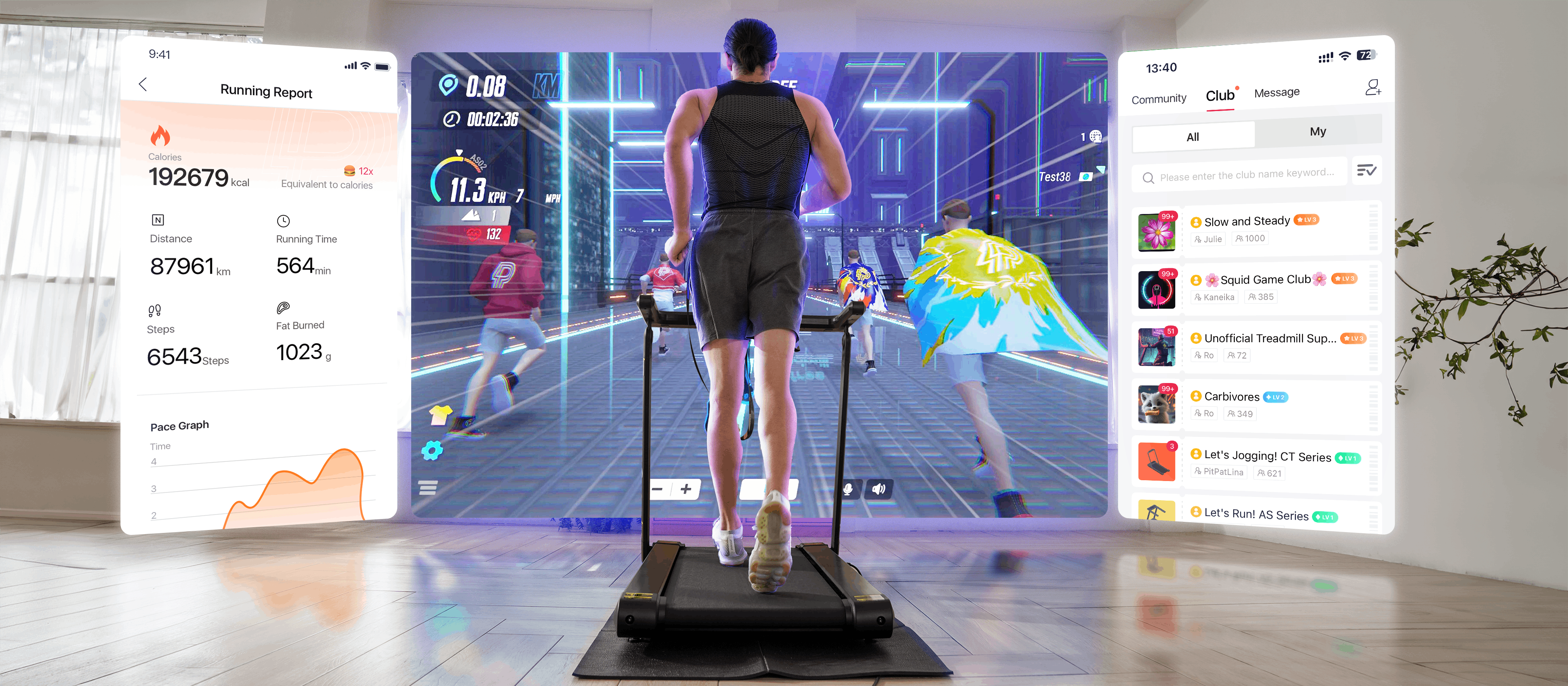 DeerRun X20 Profi Laufband mit 15_ Automatischer Steigung-18-kmh Details