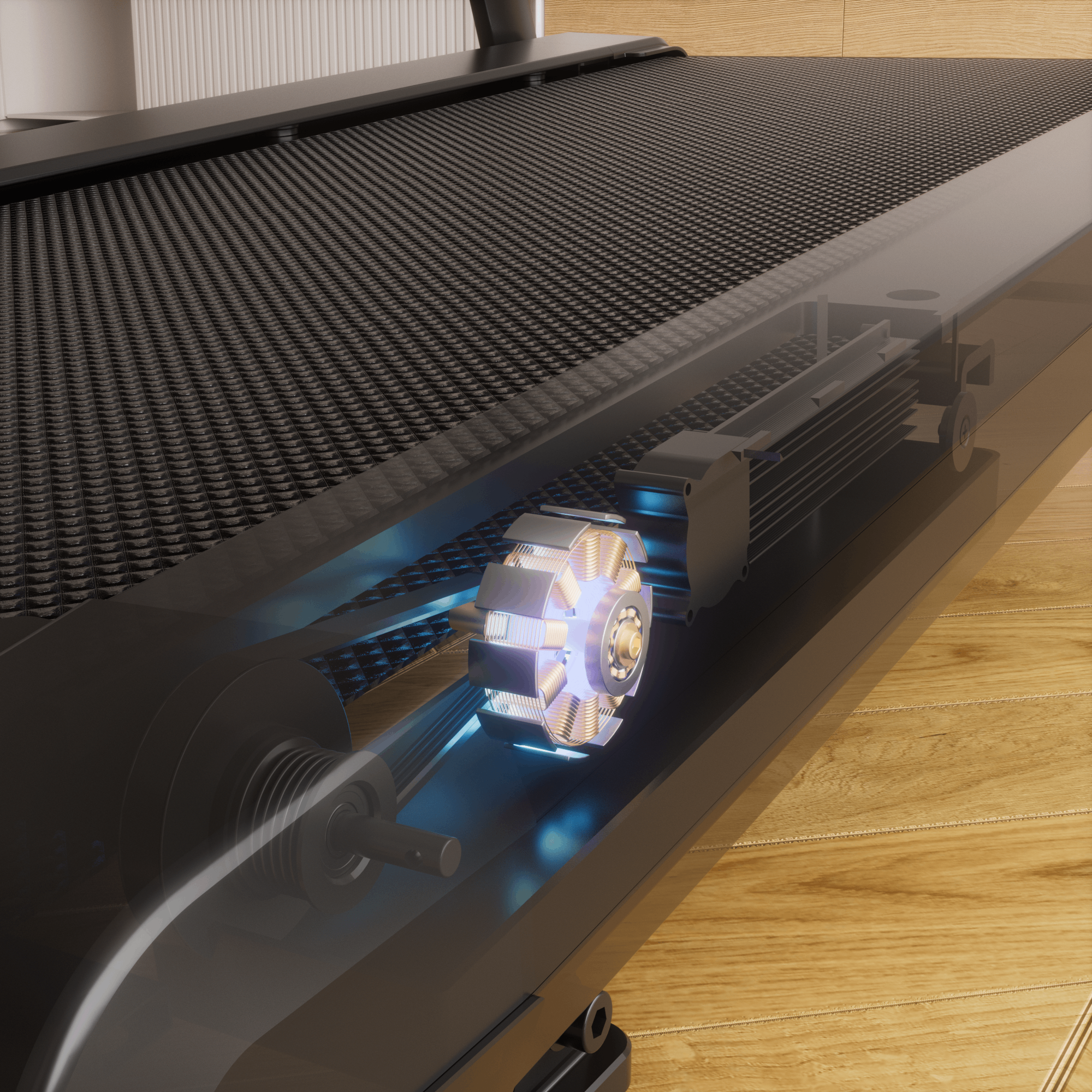 DeerRun X20 Profi Laufband mit 15_ Automatischer Steigung-18-kmh