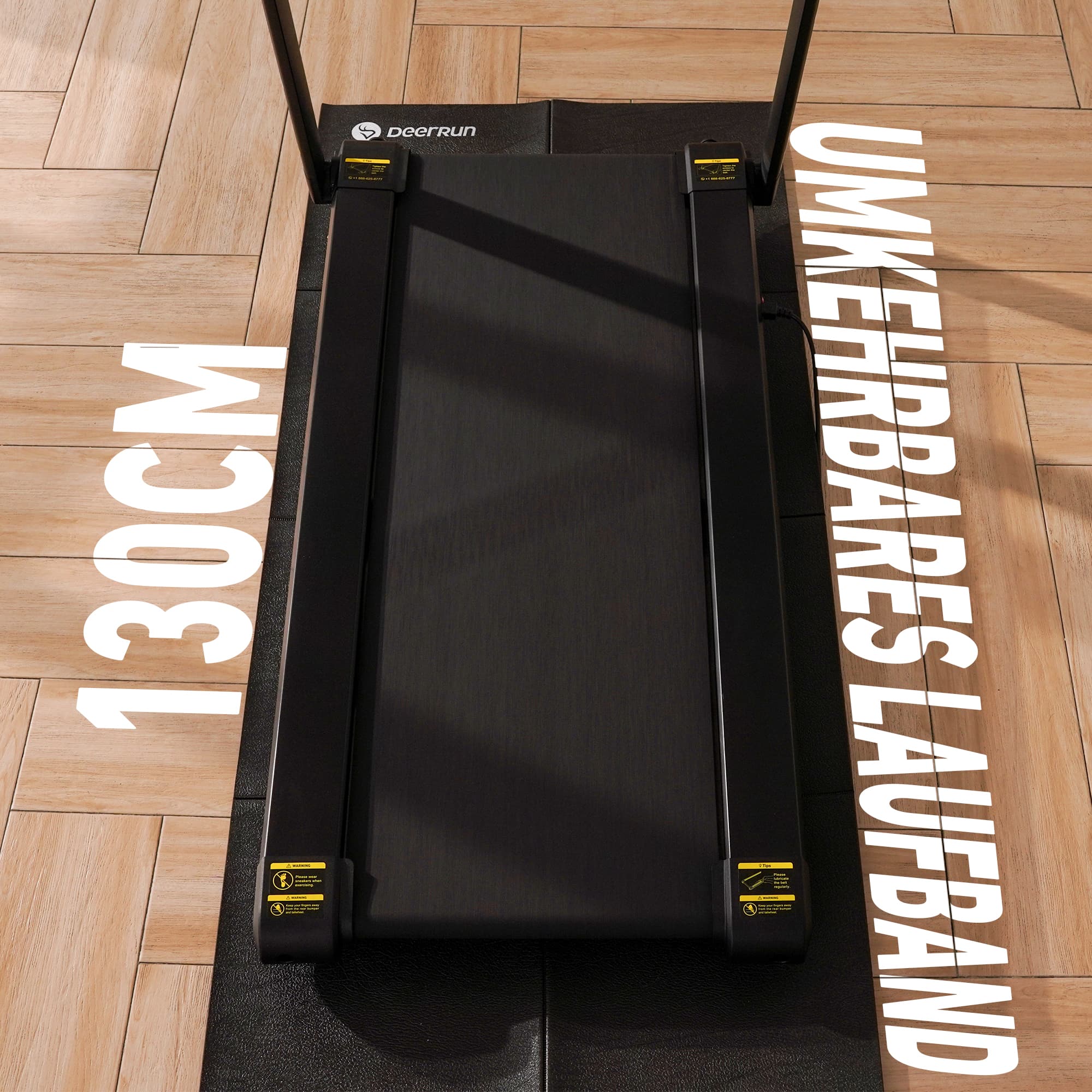 DeerRun X20 Profi Laufband mit 15_ Automatischer Steigung-18-kmh