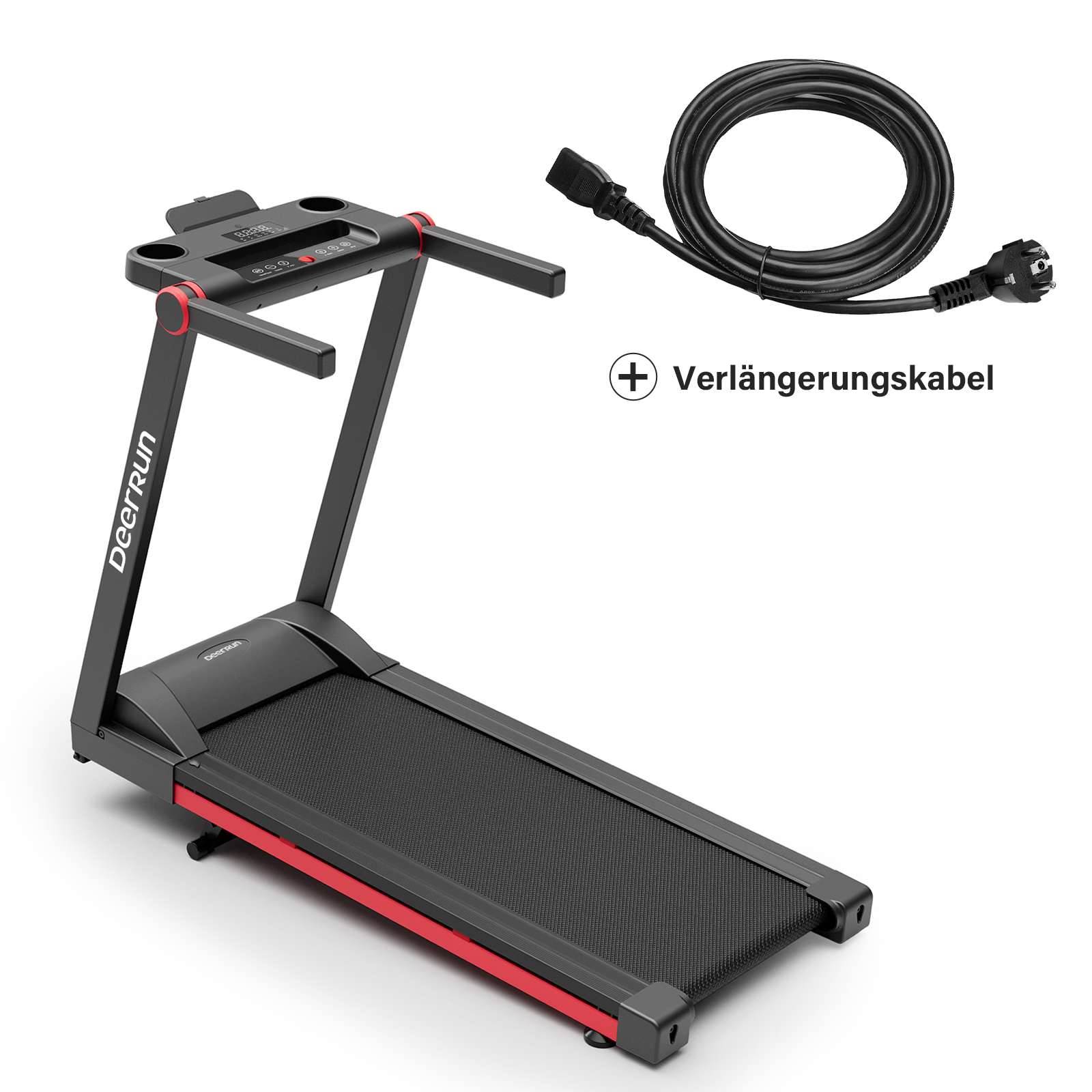 DeerRun A1 Pro Move+ – Faltbares Laufband mit 6 % Steigung | 2025 Upgrade-Chip & NFC-Unterstützung | 158 kg Tragkraft, bis zu 16 km/h