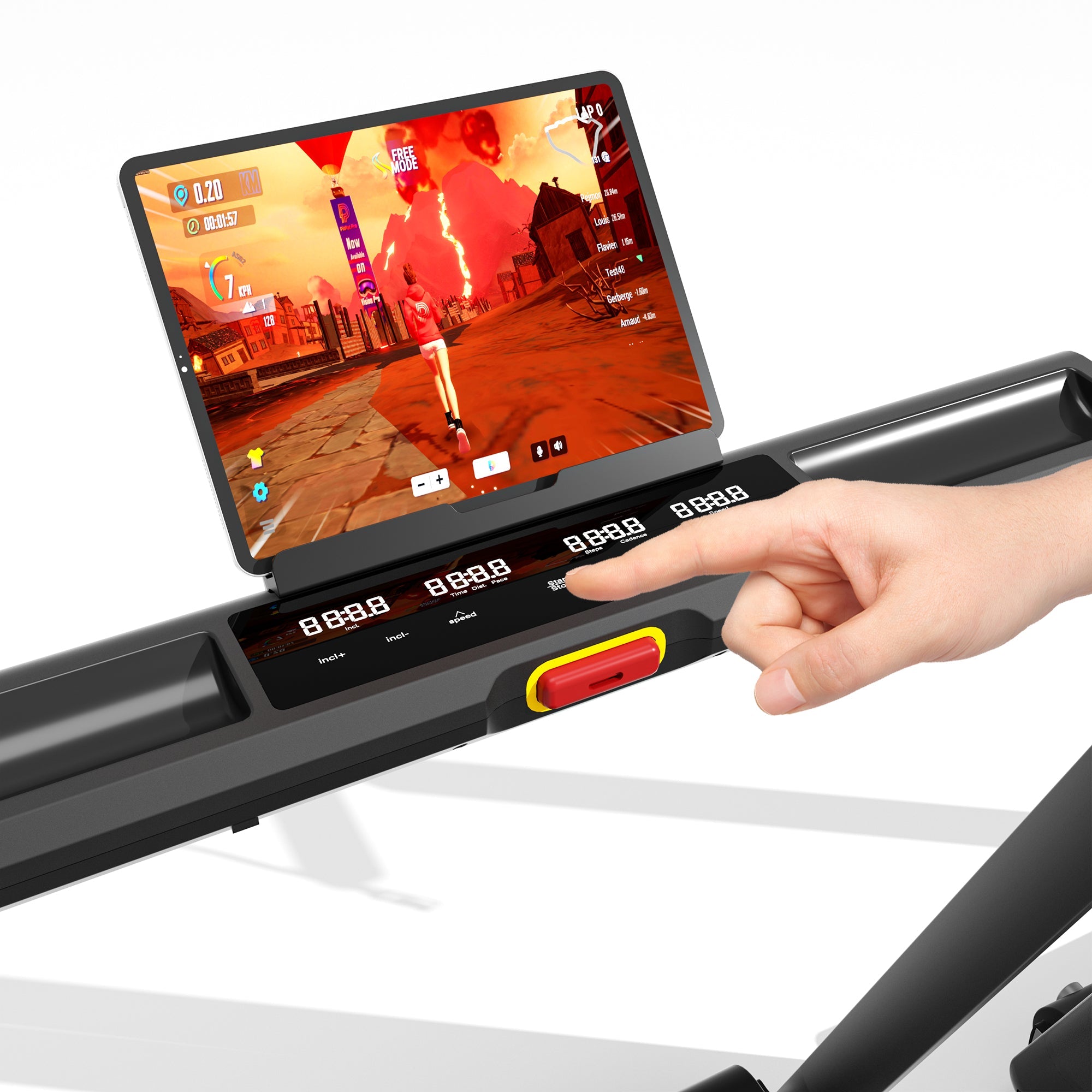DeerRun X20 Smart Profi-Laufband - 15 % Steigung, bis 18 km/h, große Lauffläche