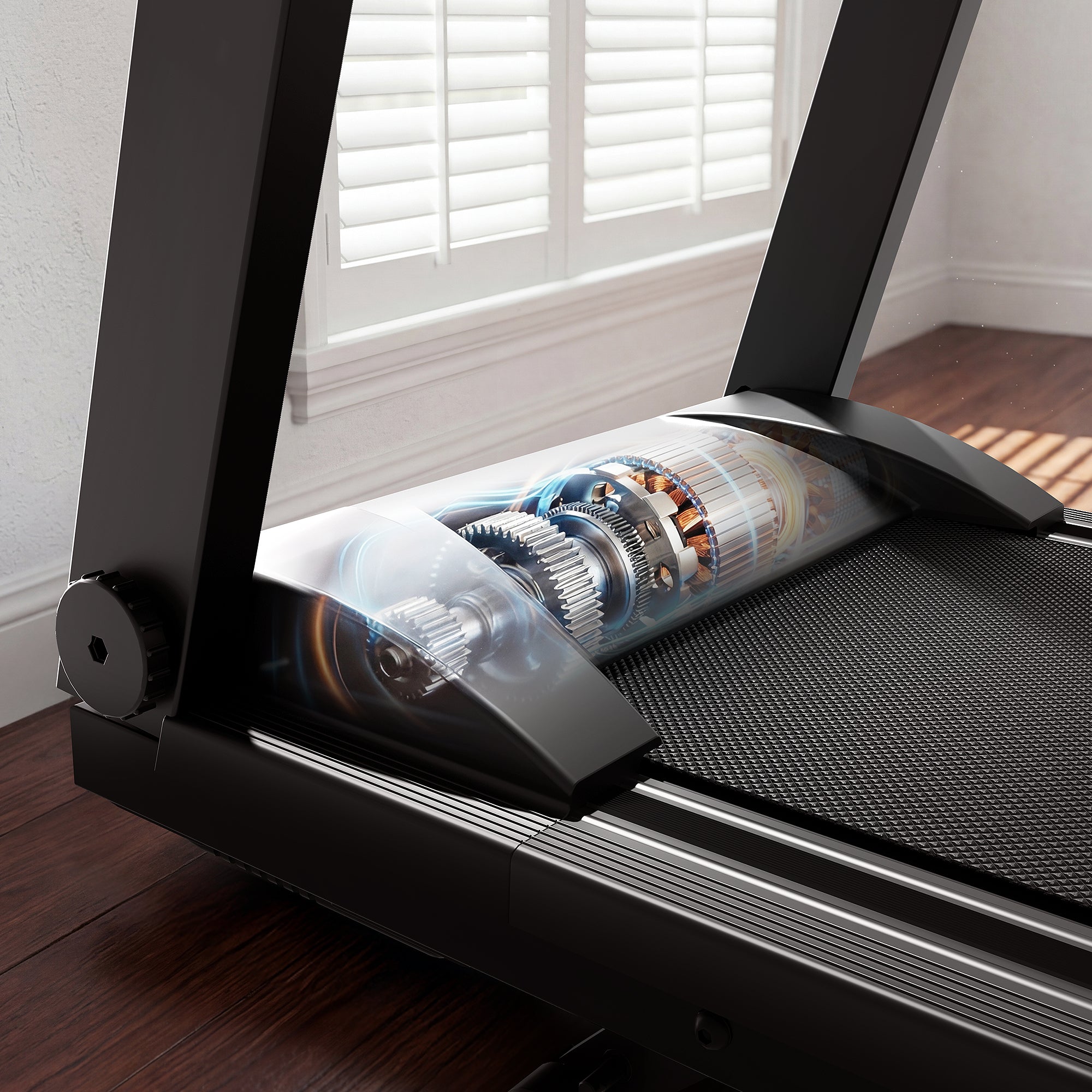 DeerRun A1 Urban Klappbares Laufband #Farbe_Schwarz