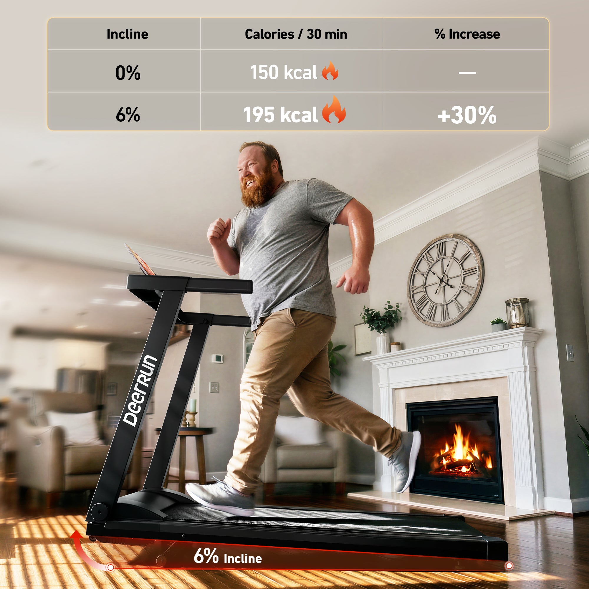 DeerRun A1 Urban Klappbares Laufband #Farbe_Schwarz