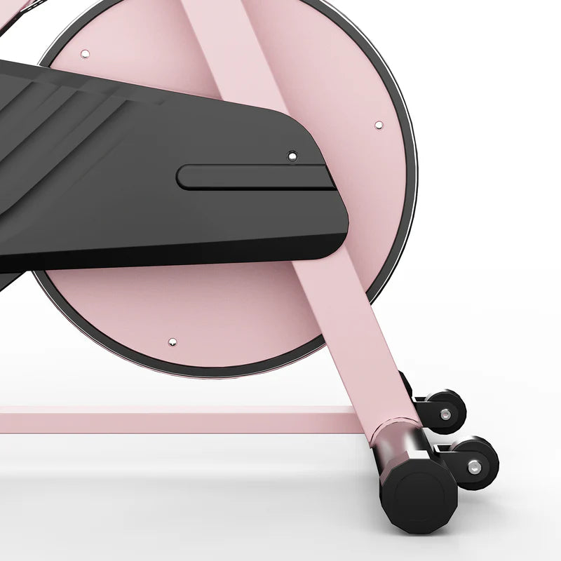 DeerRun S500 Rose Indoor-Smart-Bike mit einstellbarem magnetischem Widerstand und leisem Riemen und PitPat App