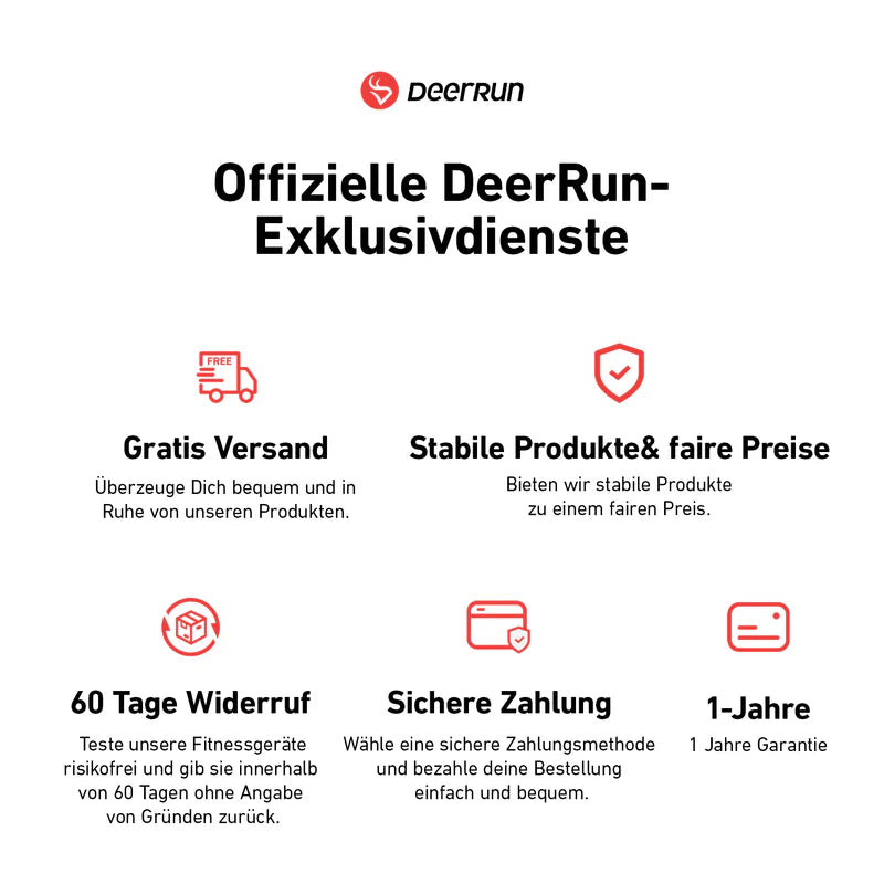 DeerRun RW600 Smart-Rudergerät mit einstellbarem 32-stufige Magnetwiderstand und lange Gleitschiene und PitPat APP