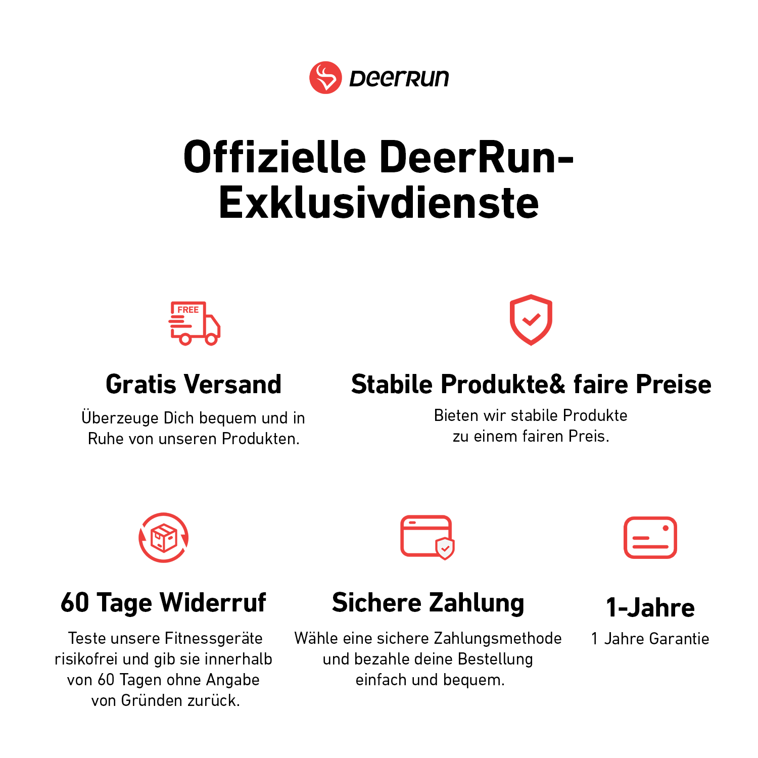 DeerRun A1 Pro Klappbares Smart-Laufband