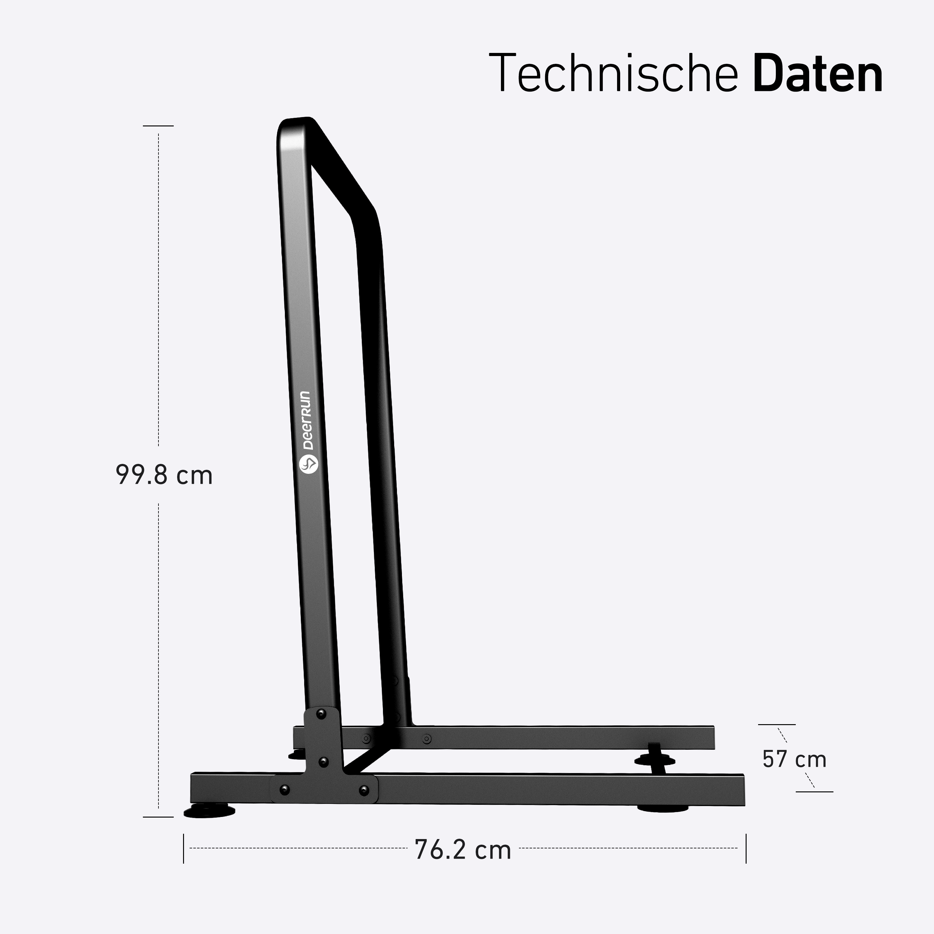 DeerRun® Abnehmbares Geländer für Walking Pad