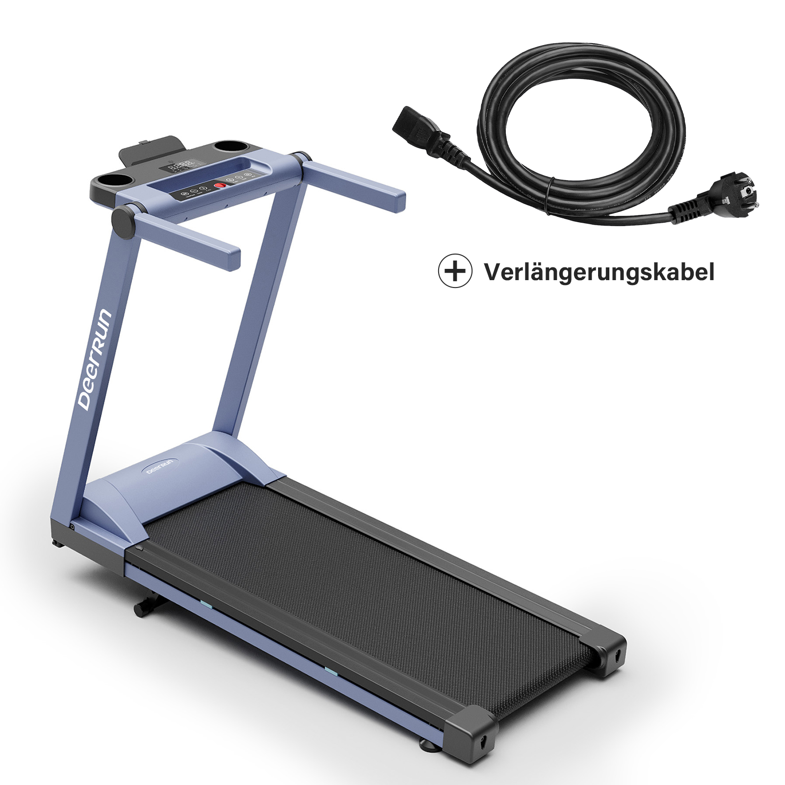 DeerRun A1 Pro Move+ – Faltbares Laufband mit 6 % Steigung | 2025 Upgrade-Chip & NFC-Unterstützung | 158 kg Tragkraft, bis zu 16 km/h