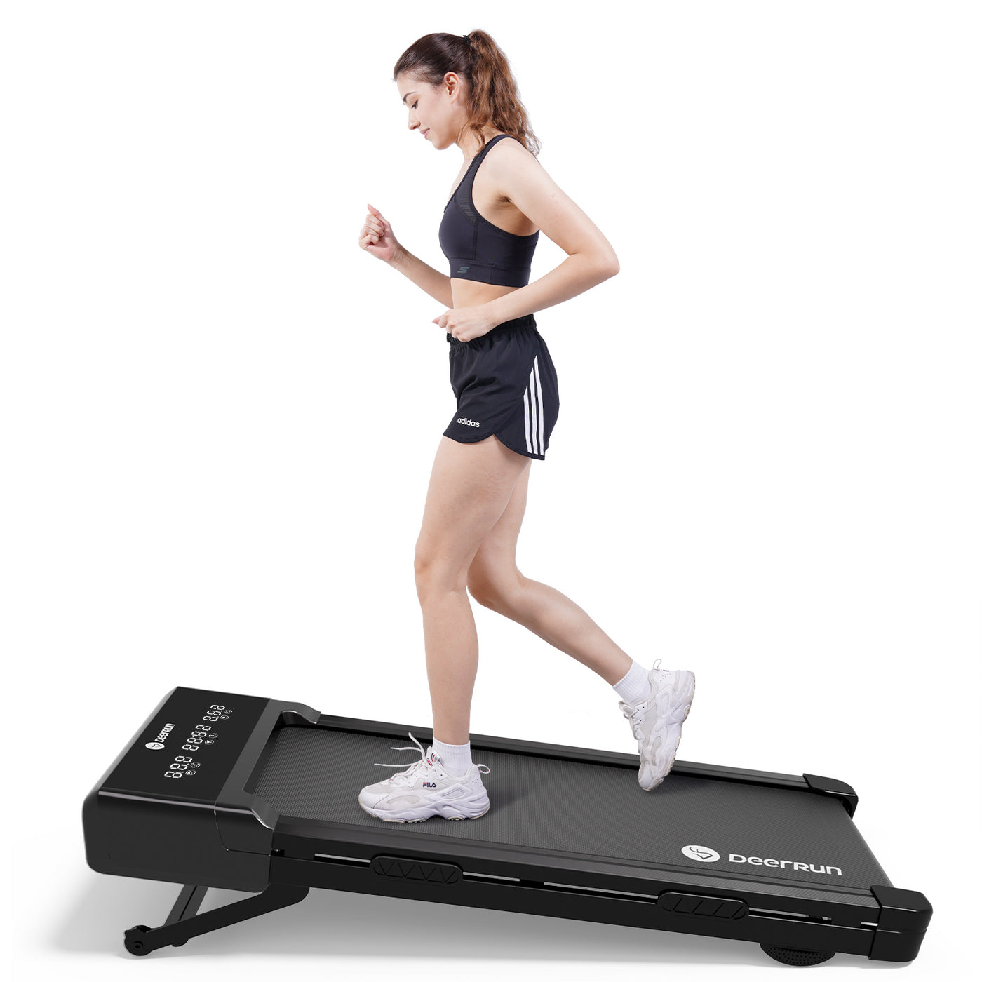 DeerRun Z10 Smart-Walk-Laufband mit 12% automatische Neigung und Fernbedienung