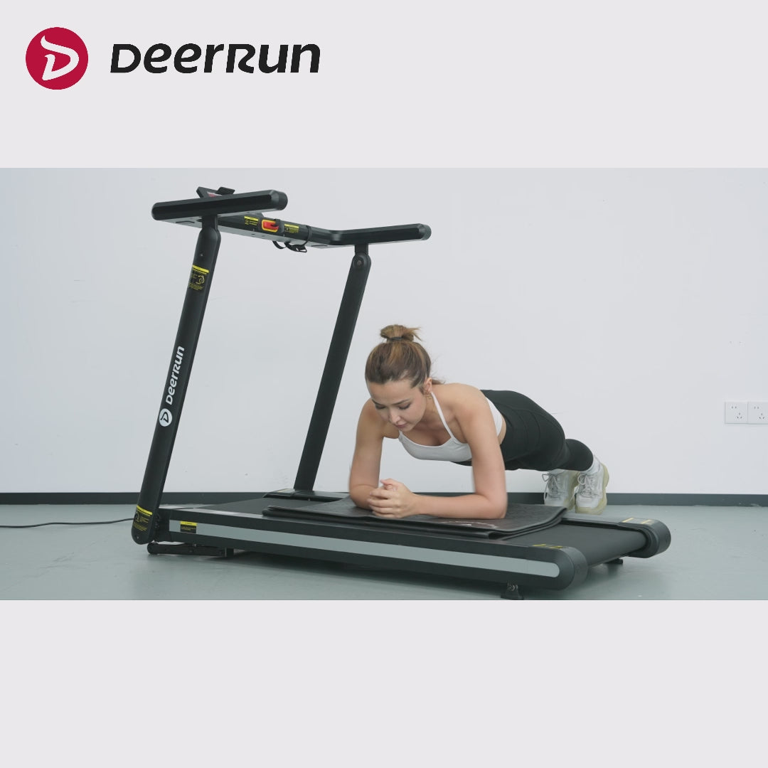 DeerRun X20 Profi Laufband mit 15_ Automatischer Steigung-18-kmh Video
